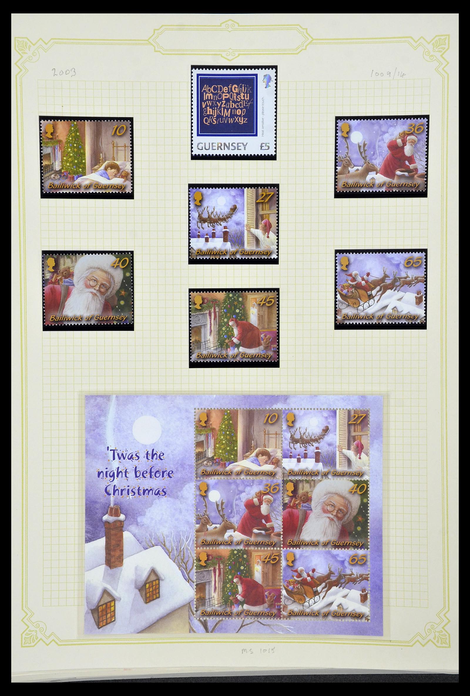 34392 251 - Postzegelverzameling 34392 Kanaaleilanden 1940-2007.