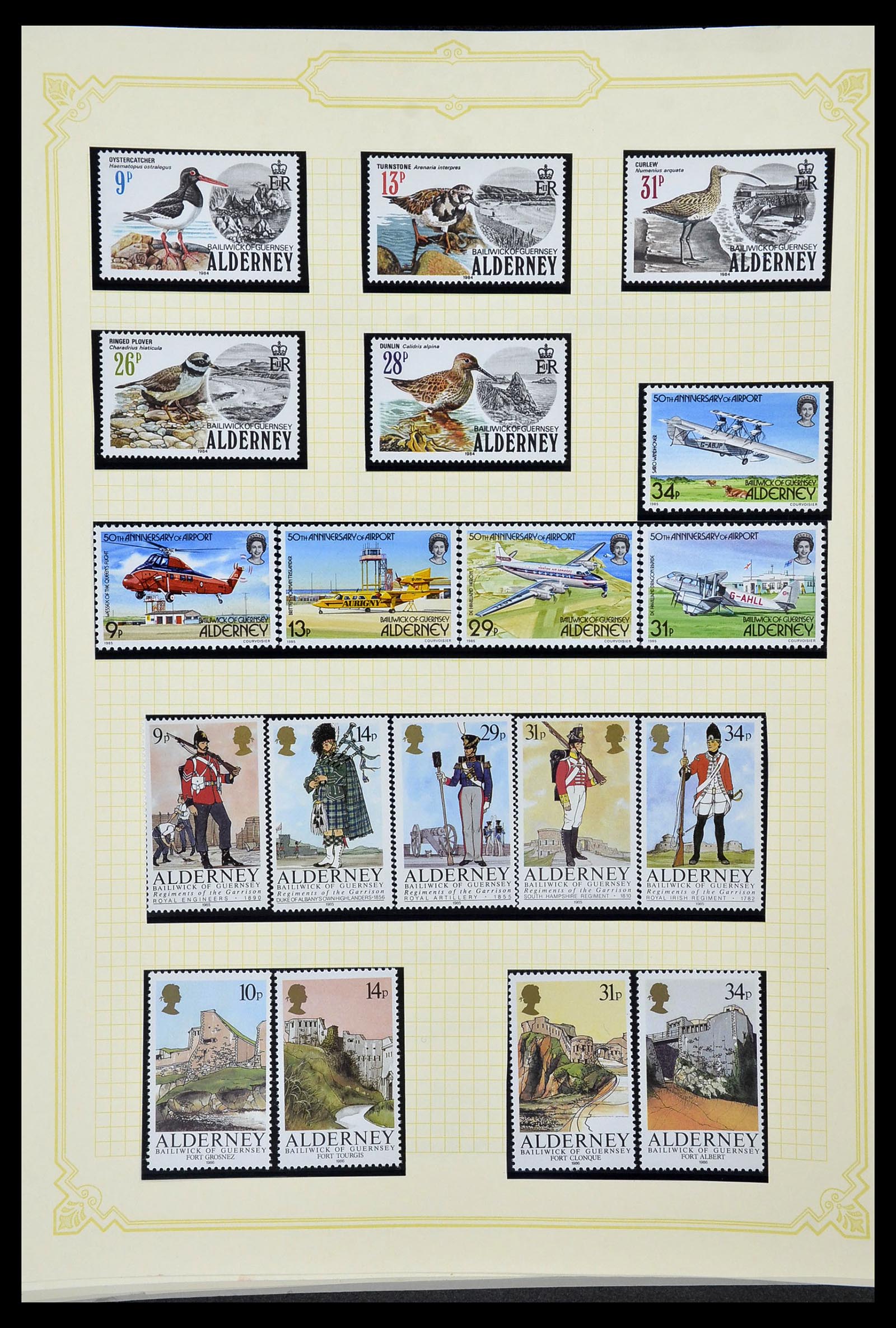 34392 254 - Postzegelverzameling 34392 Kanaaleilanden 1940-2007.