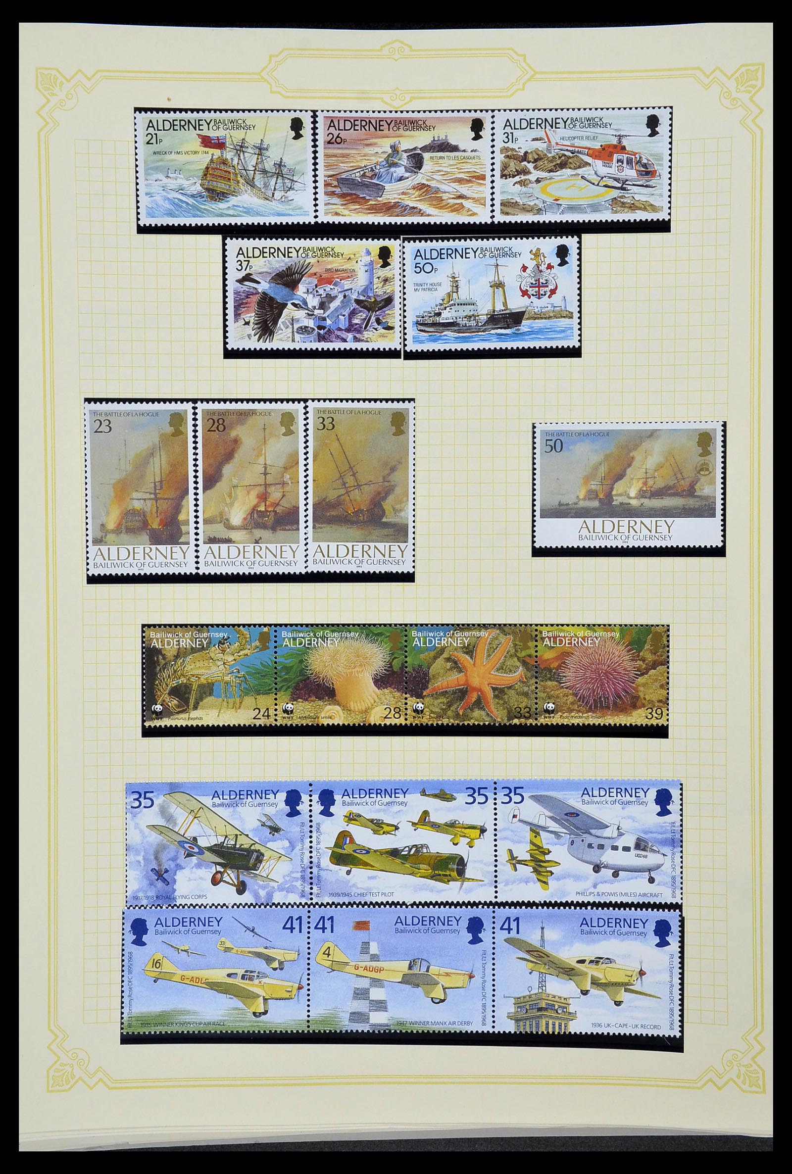 34392 257 - Postzegelverzameling 34392 Kanaaleilanden 1940-2007.