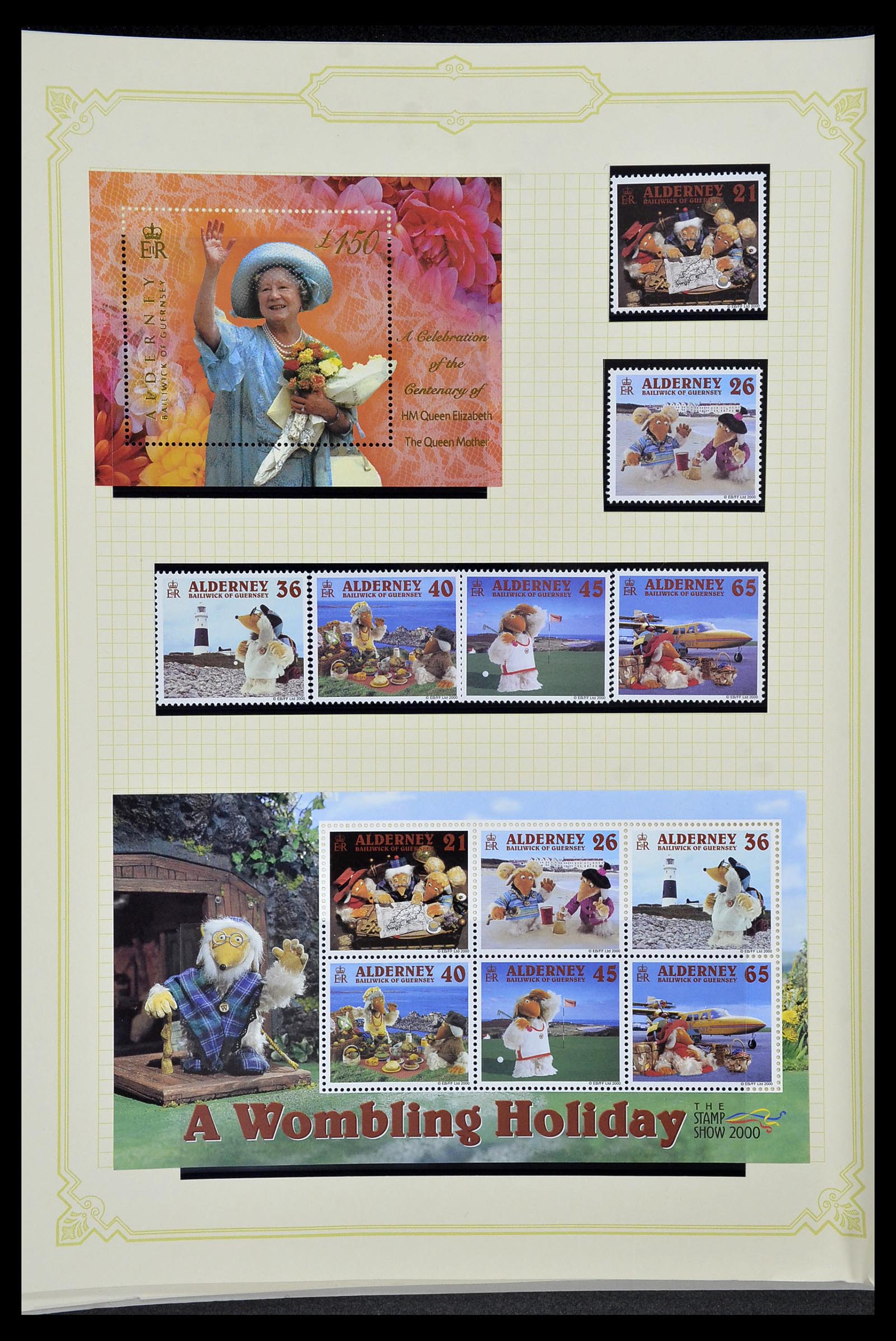 34392 262 - Postzegelverzameling 34392 Kanaaleilanden 1940-2007.