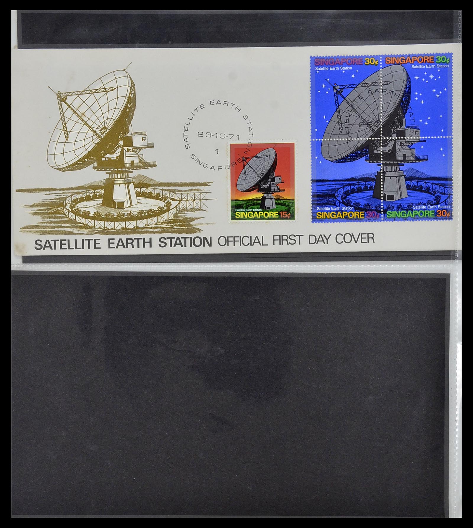 34394 027 - Postzegelverzameling 34394 Singapore FDC's 1948-2015!