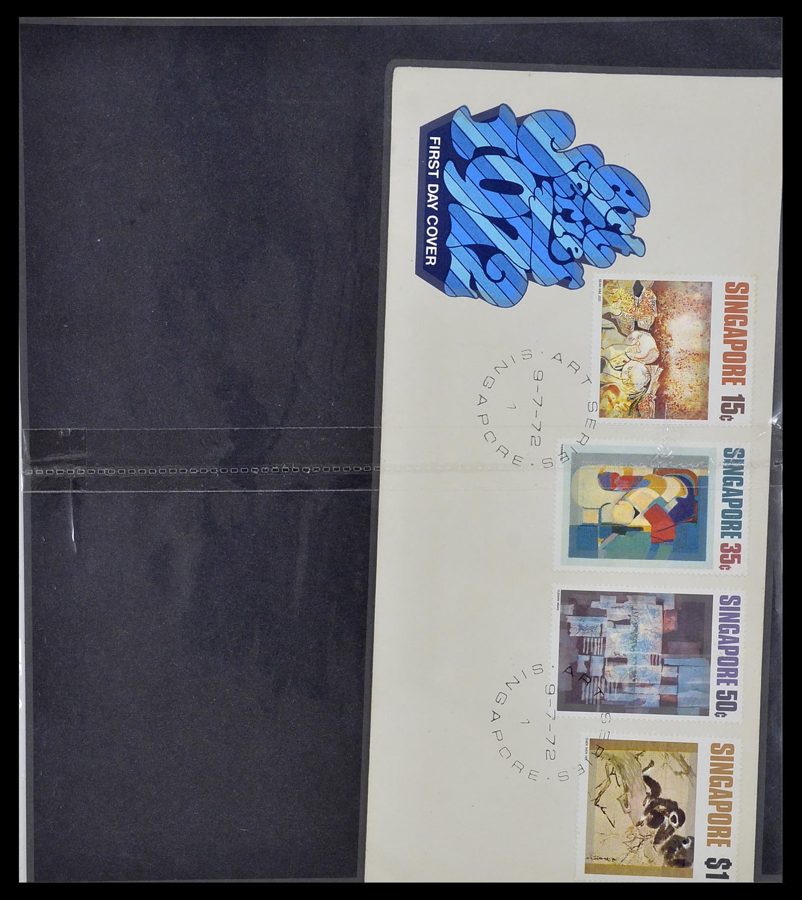 34394 031 - Postzegelverzameling 34394 Singapore FDC's 1948-2015!