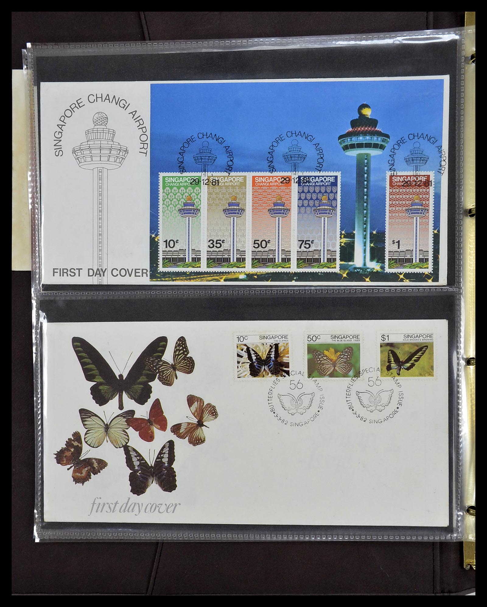 34394 080 - Postzegelverzameling 34394 Singapore FDC's 1948-2015!