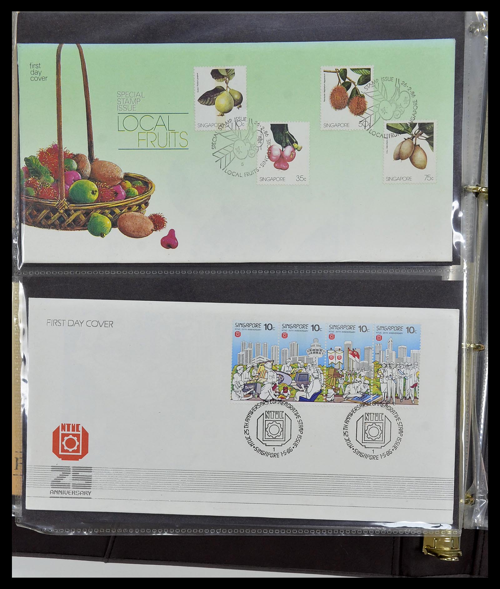 34394 101 - Stamp collection 34394 Singapore FDC's 1948-2015!