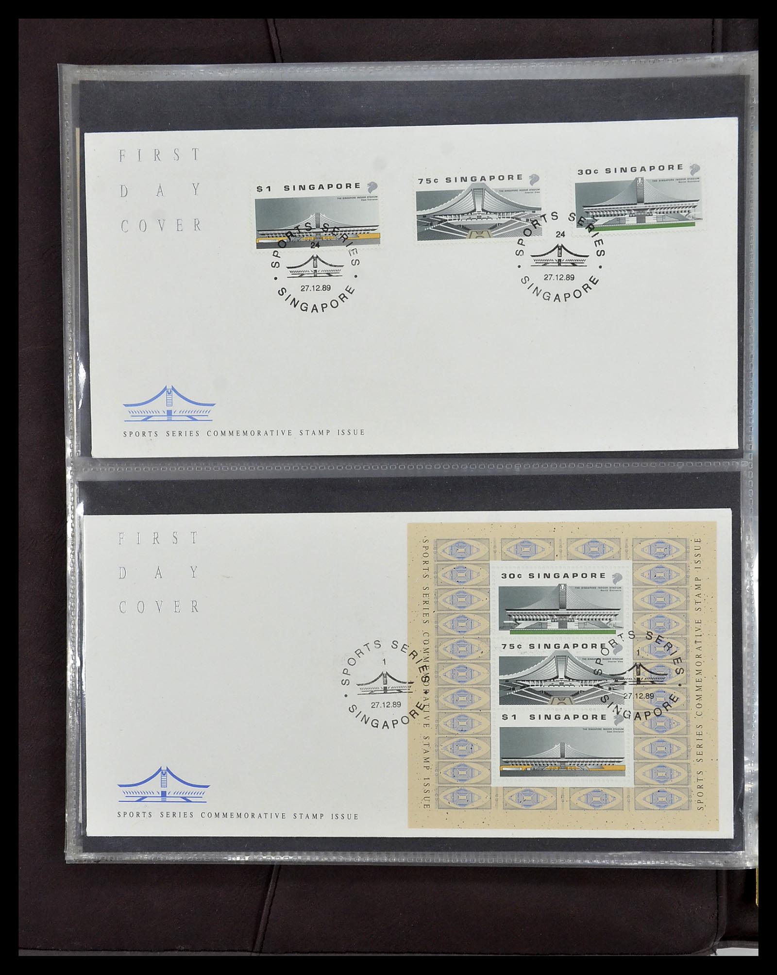 34394 117 - Stamp collection 34394 Singapore FDC's 1948-2015!