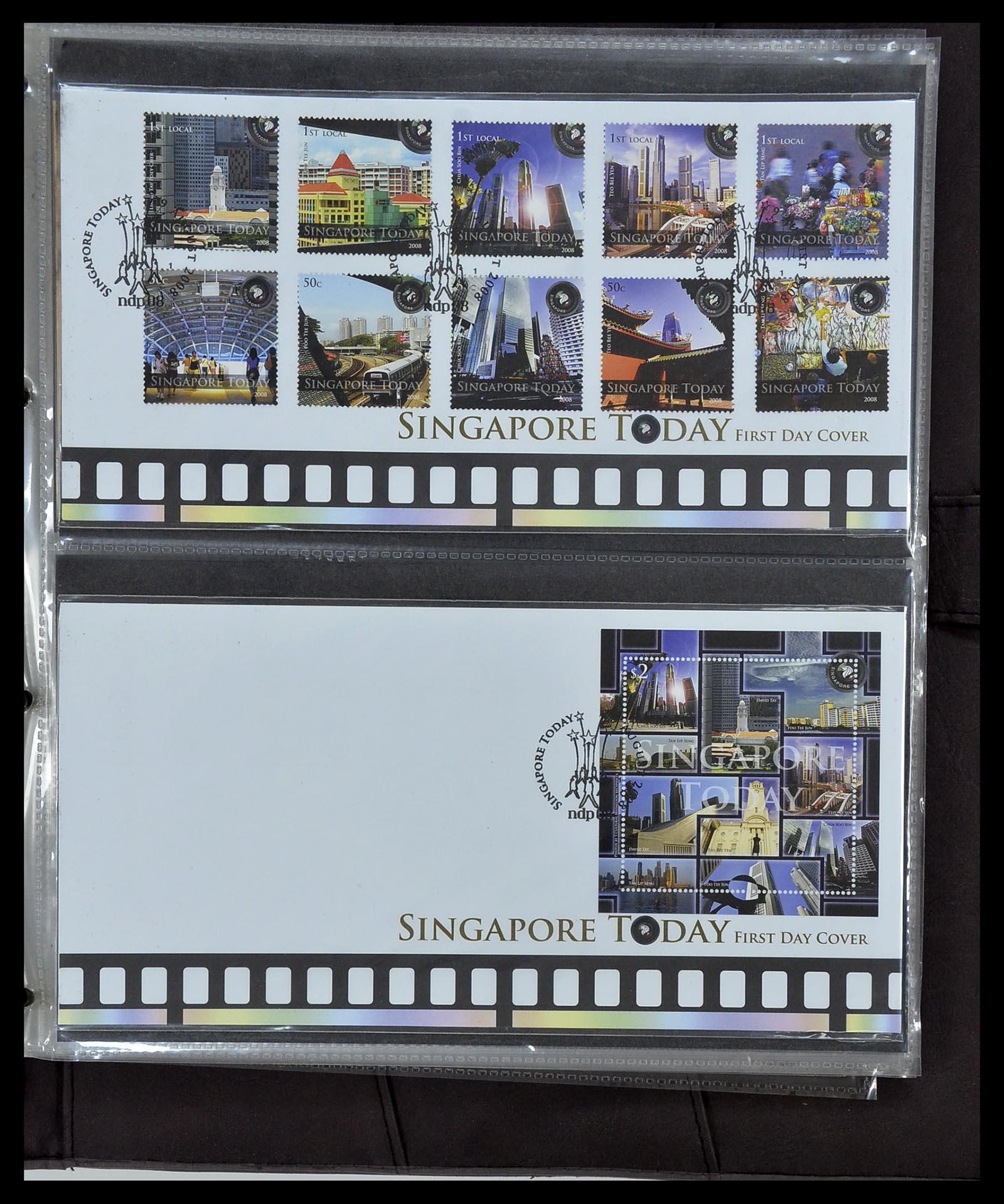 34394 345 - Stamp collection 34394 Singapore FDC's 1948-2015!