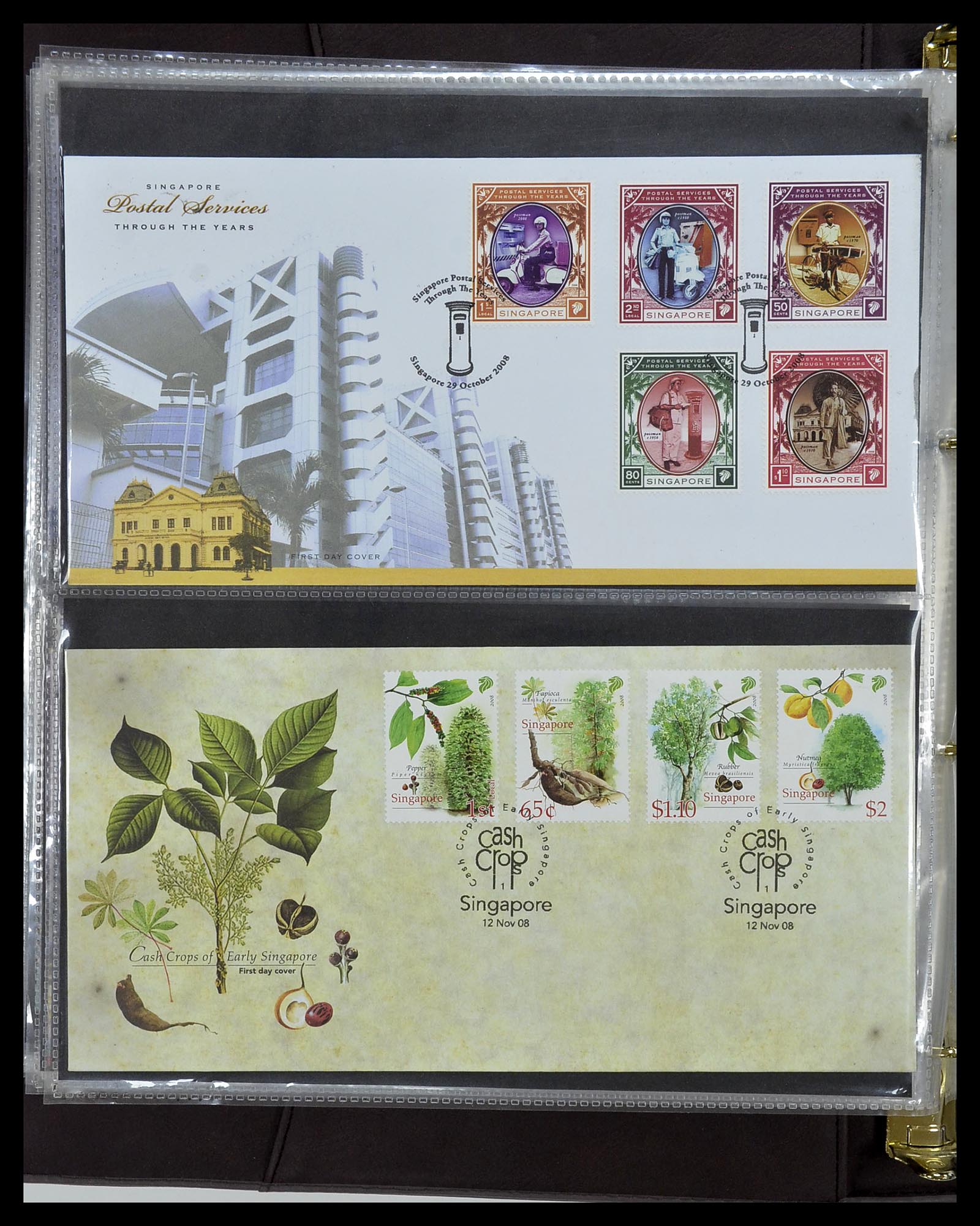 34394 350 - Stamp collection 34394 Singapore FDC's 1948-2015!