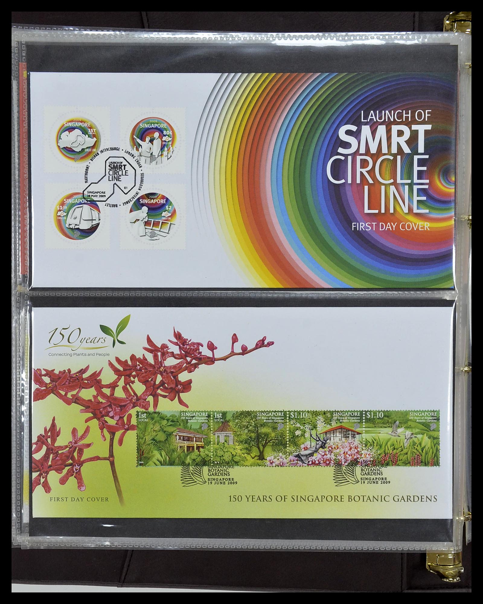 34394 356 - Stamp collection 34394 Singapore FDC's 1948-2015!