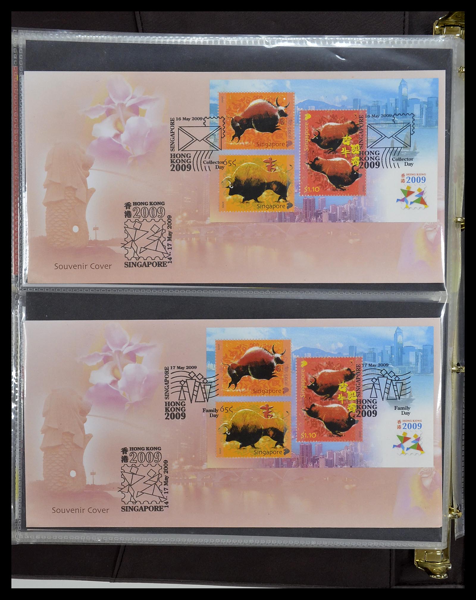 34394 358 - Stamp collection 34394 Singapore FDC's 1948-2015!