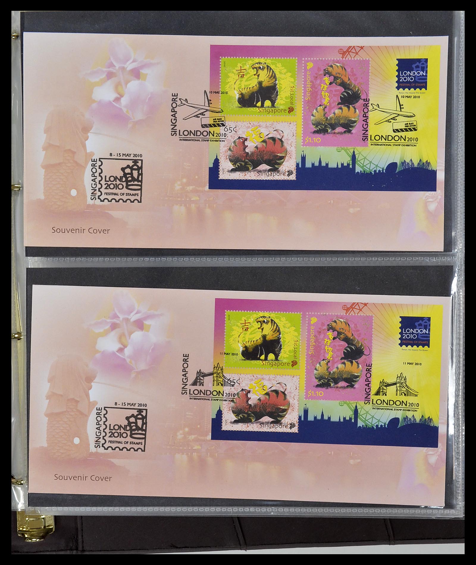 34394 367 - Stamp collection 34394 Singapore FDC's 1948-2015!