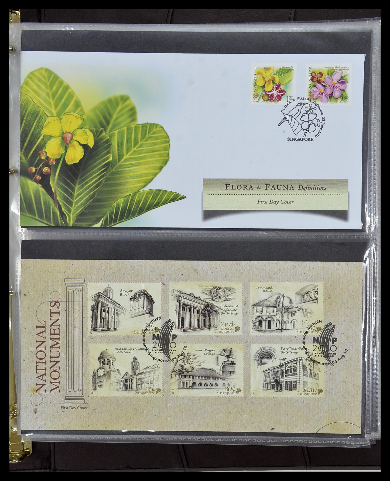 34394 371 - Stamp collection 34394 Singapore FDC's 1948-2015!