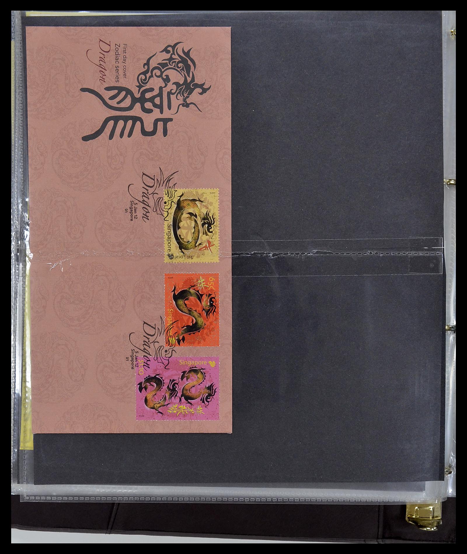 34394 396 - Postzegelverzameling 34394 Singapore FDC's 1948-2015!