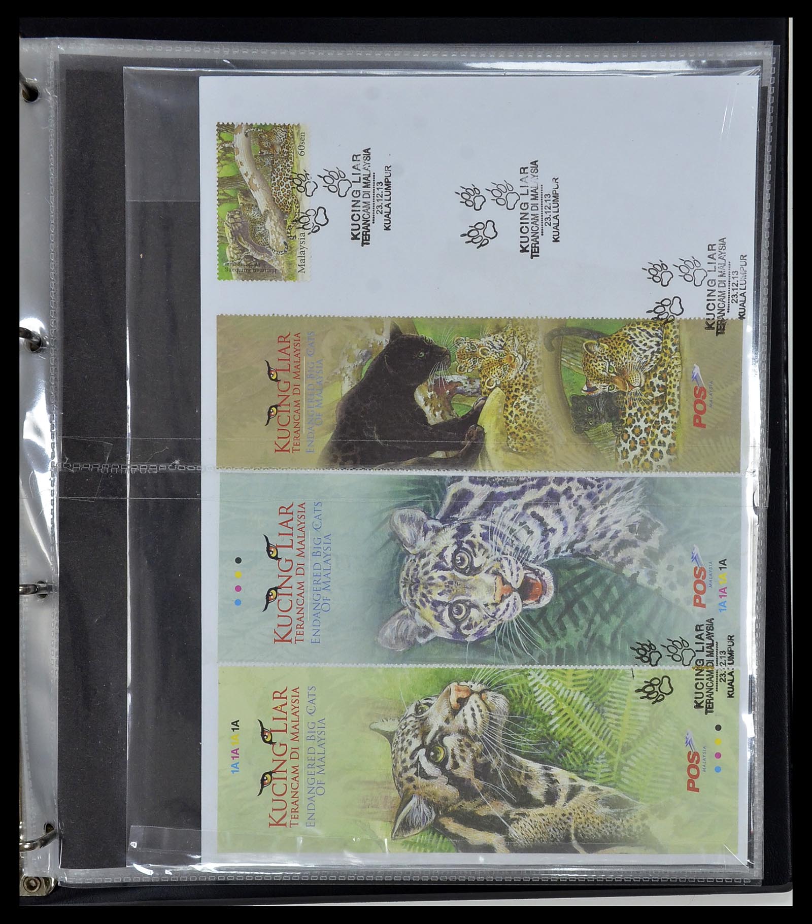 34395 409 - Postzegelverzameling 34395 Maleisië FDC's 1957-2014!
