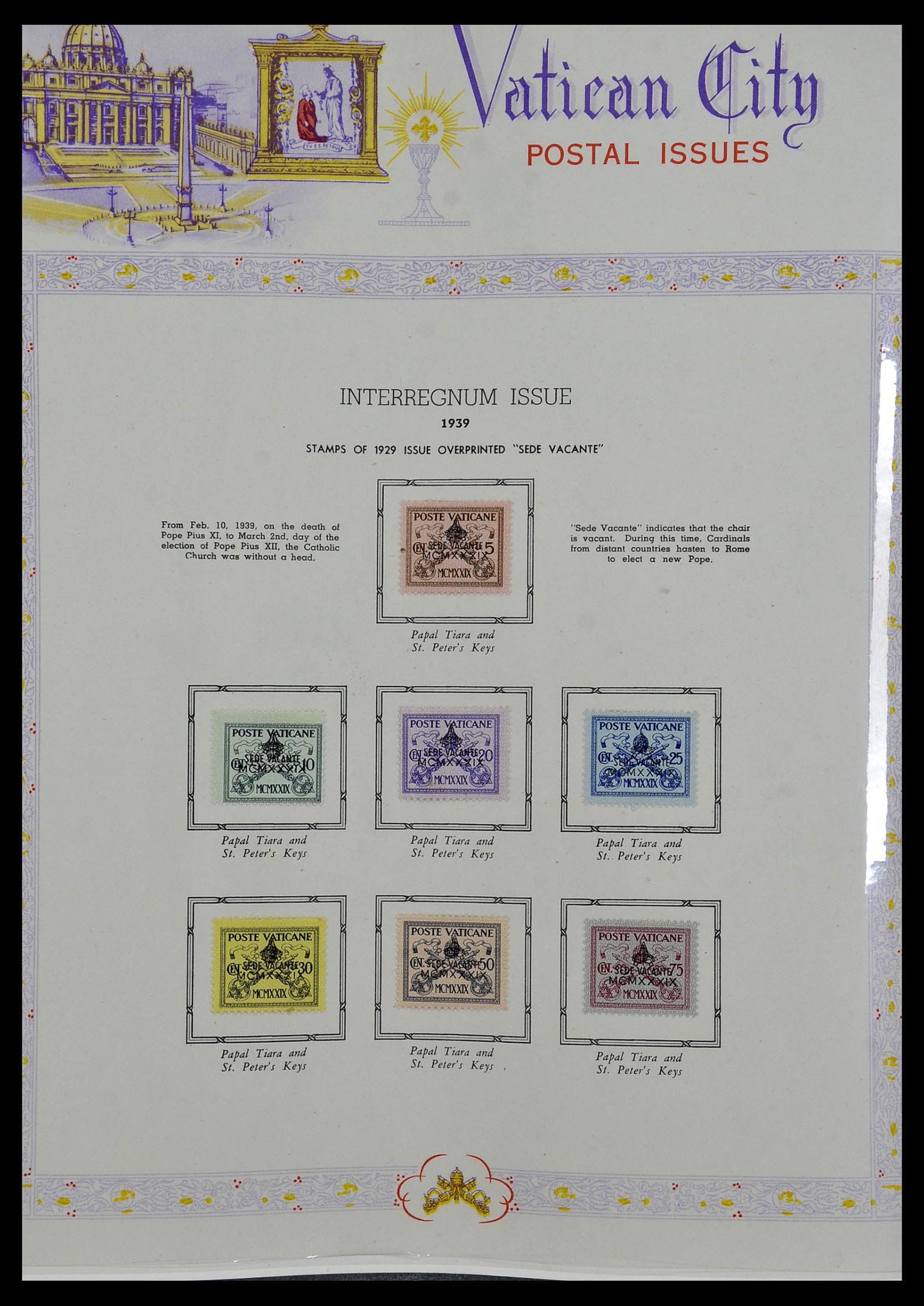34397 009 - Postzegelverzameling 34397 Vaticaan 1929-1953.