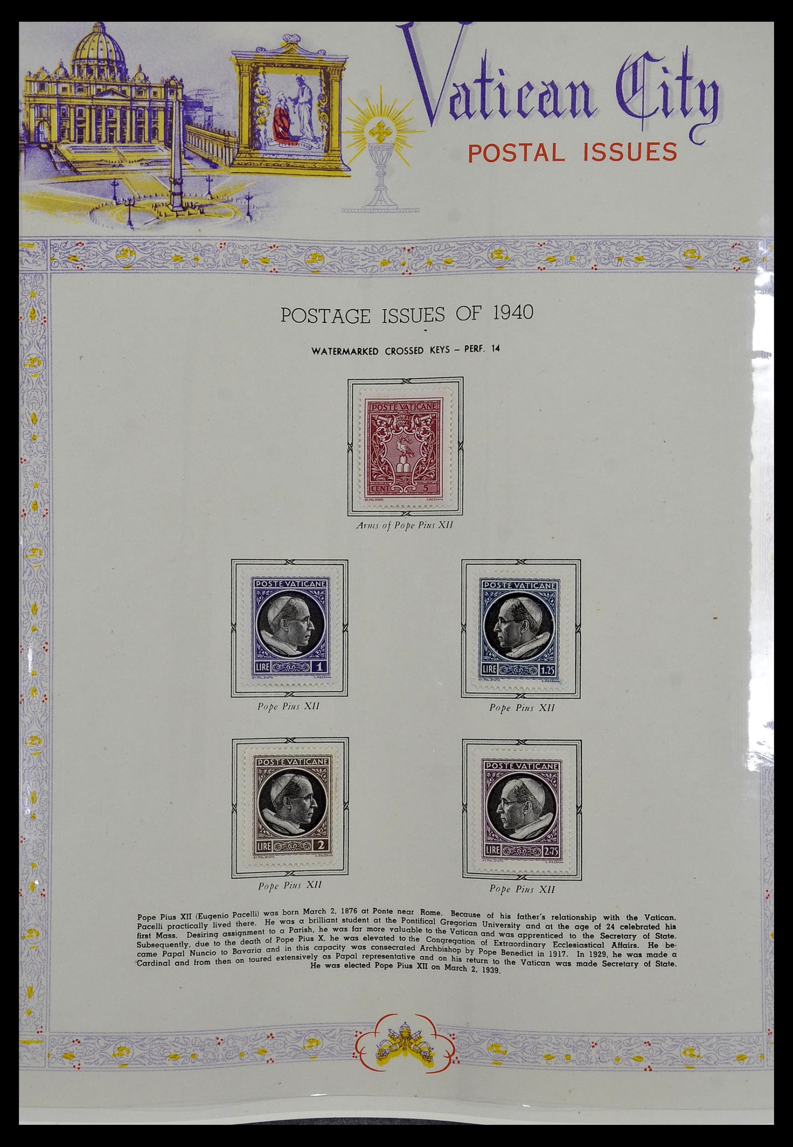 34397 011 - Postzegelverzameling 34397 Vaticaan 1929-1953.