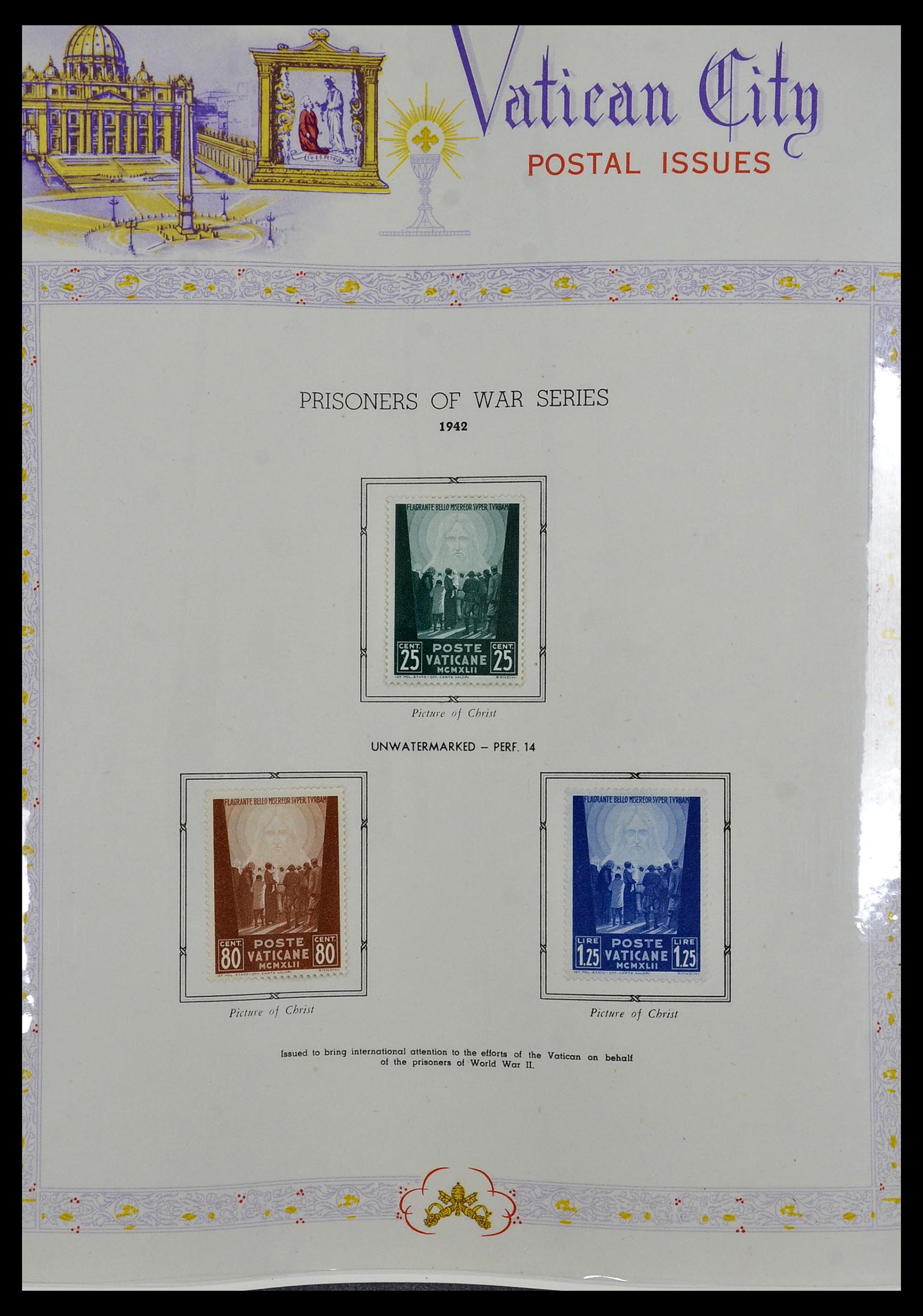 34397 012 - Postzegelverzameling 34397 Vaticaan 1929-1953.