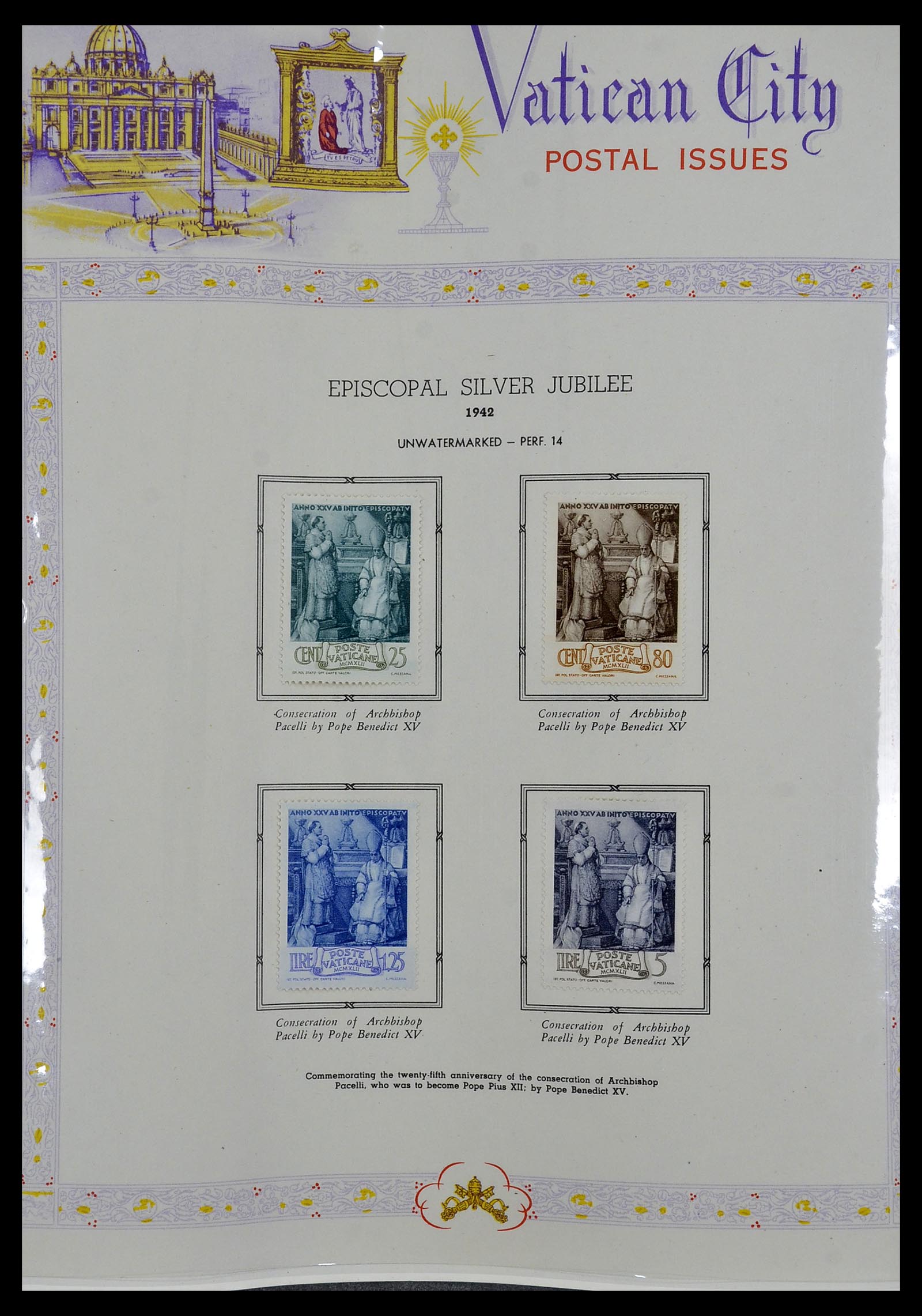 34397 013 - Postzegelverzameling 34397 Vaticaan 1929-1953.