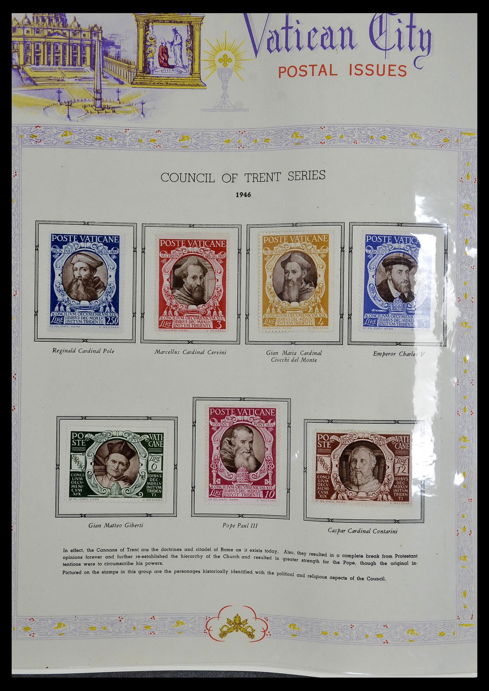 34397 019 - Postzegelverzameling 34397 Vaticaan 1929-1953.