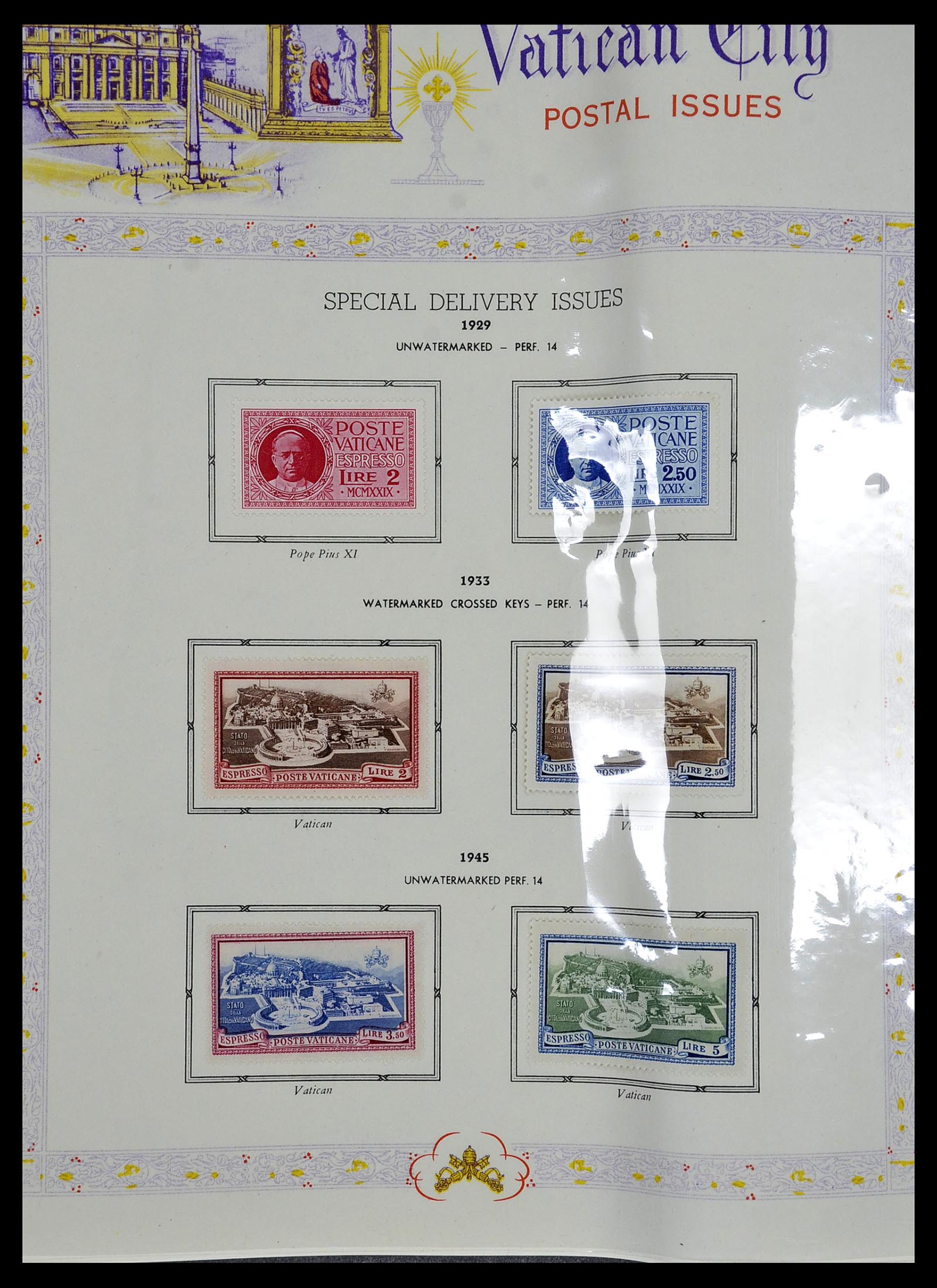 34397 021 - Postzegelverzameling 34397 Vaticaan 1929-1953.