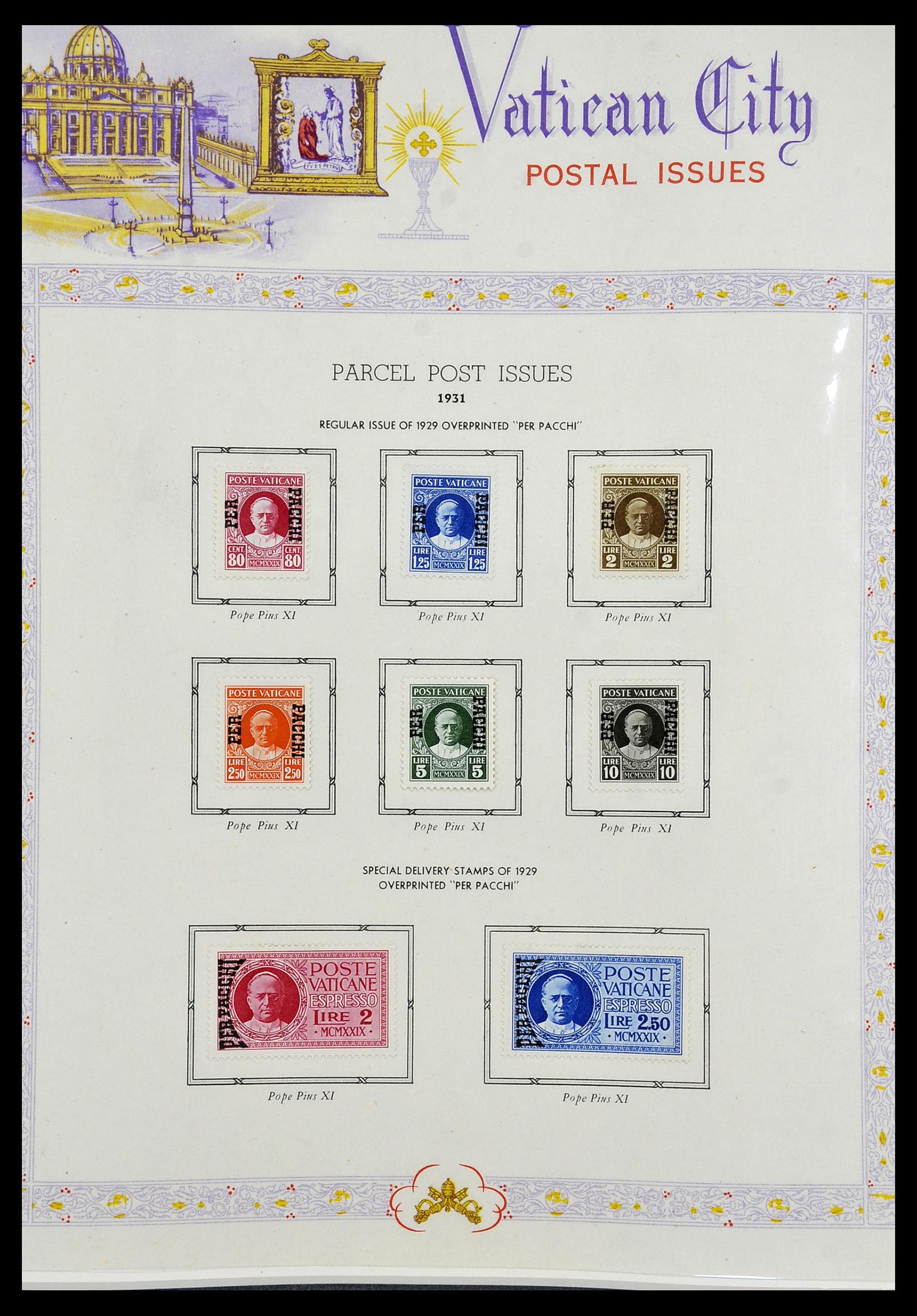 34397 025 - Postzegelverzameling 34397 Vaticaan 1929-1953.