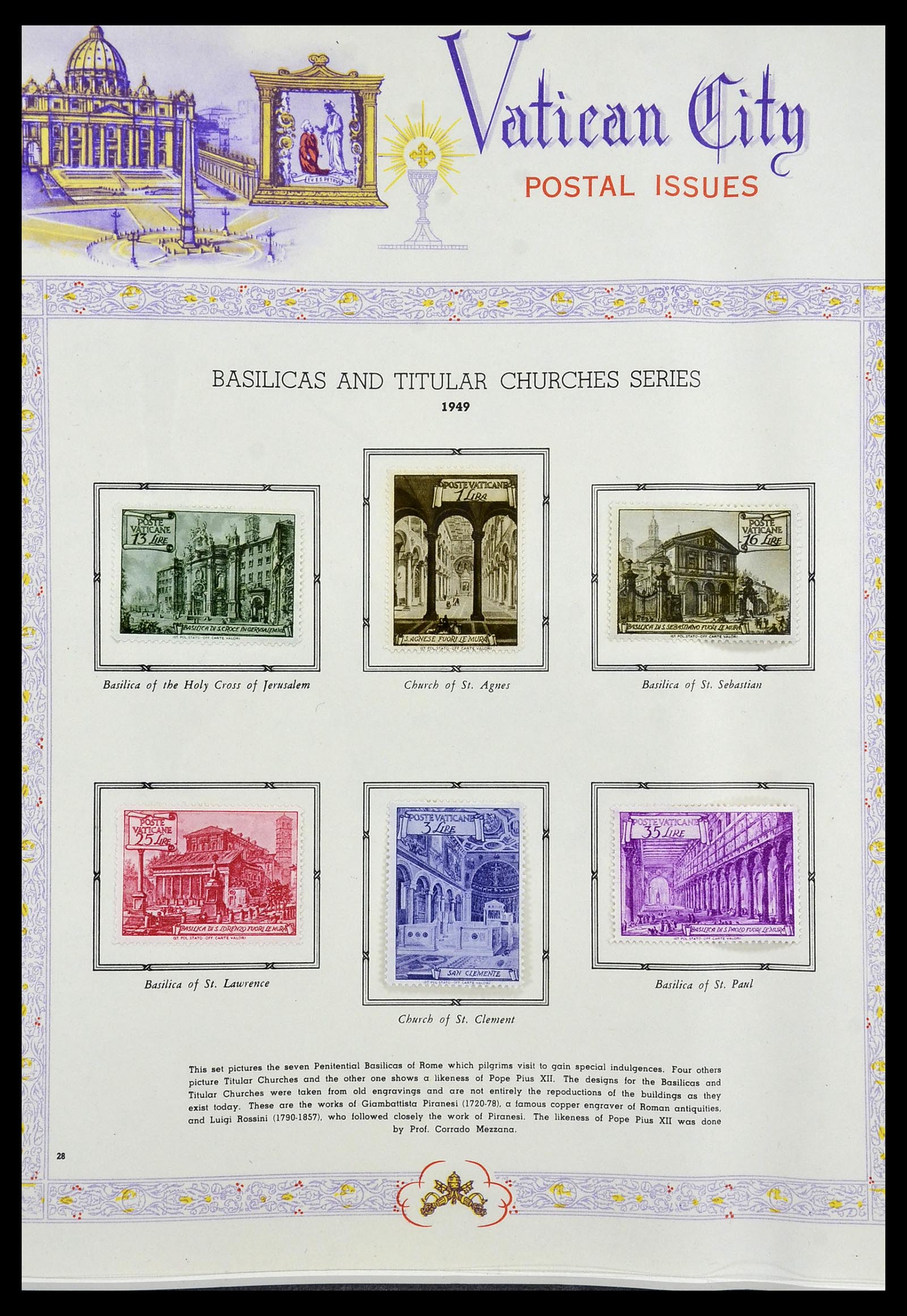 34397 026 - Stamp collection 34397 Vatican 1929-1953.
