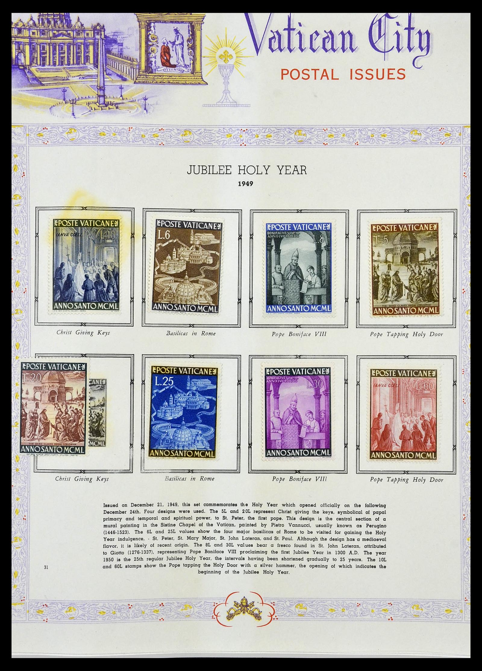 34397 029 - Postzegelverzameling 34397 Vaticaan 1929-1953.