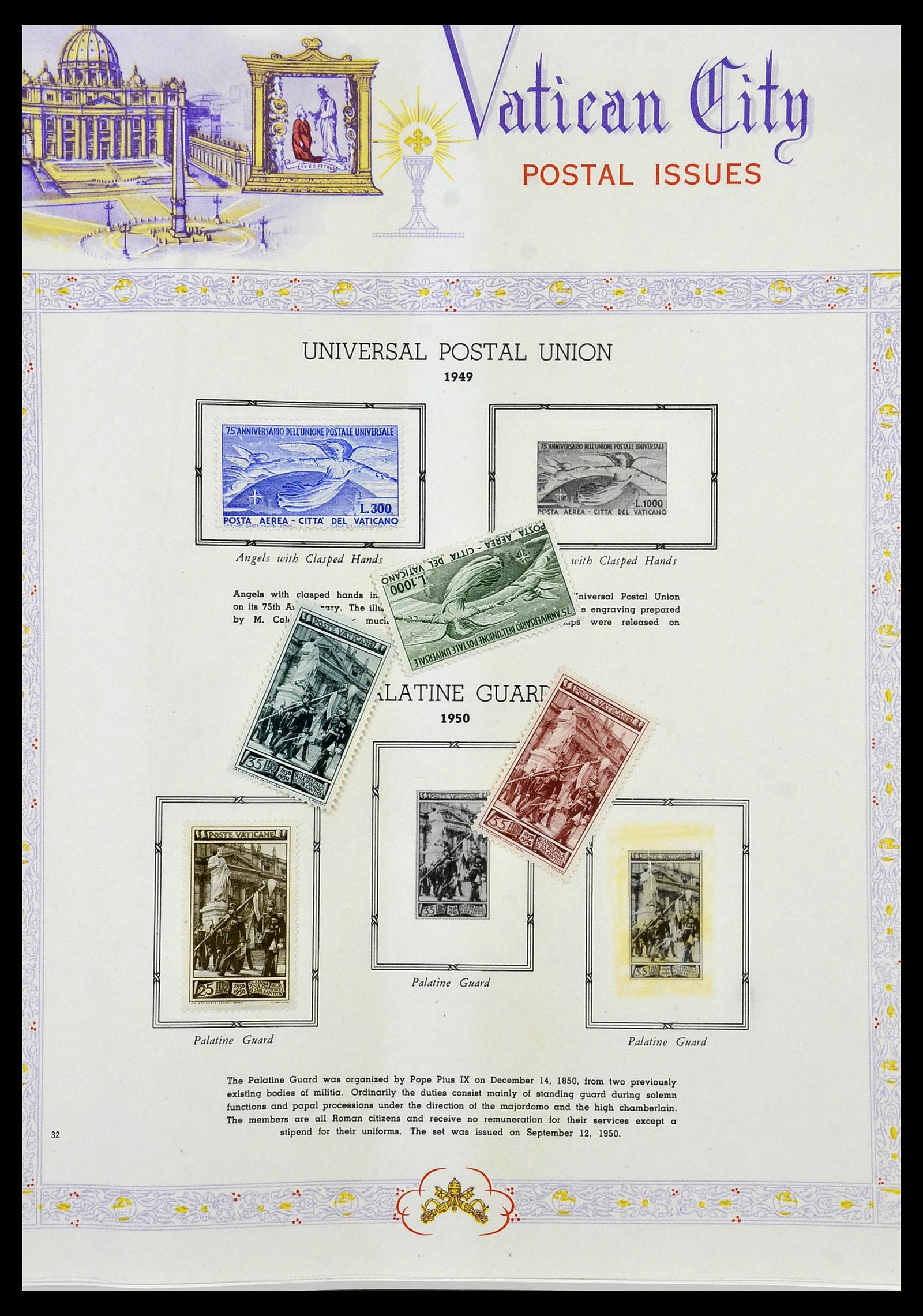 34397 030 - Postzegelverzameling 34397 Vaticaan 1929-1953.