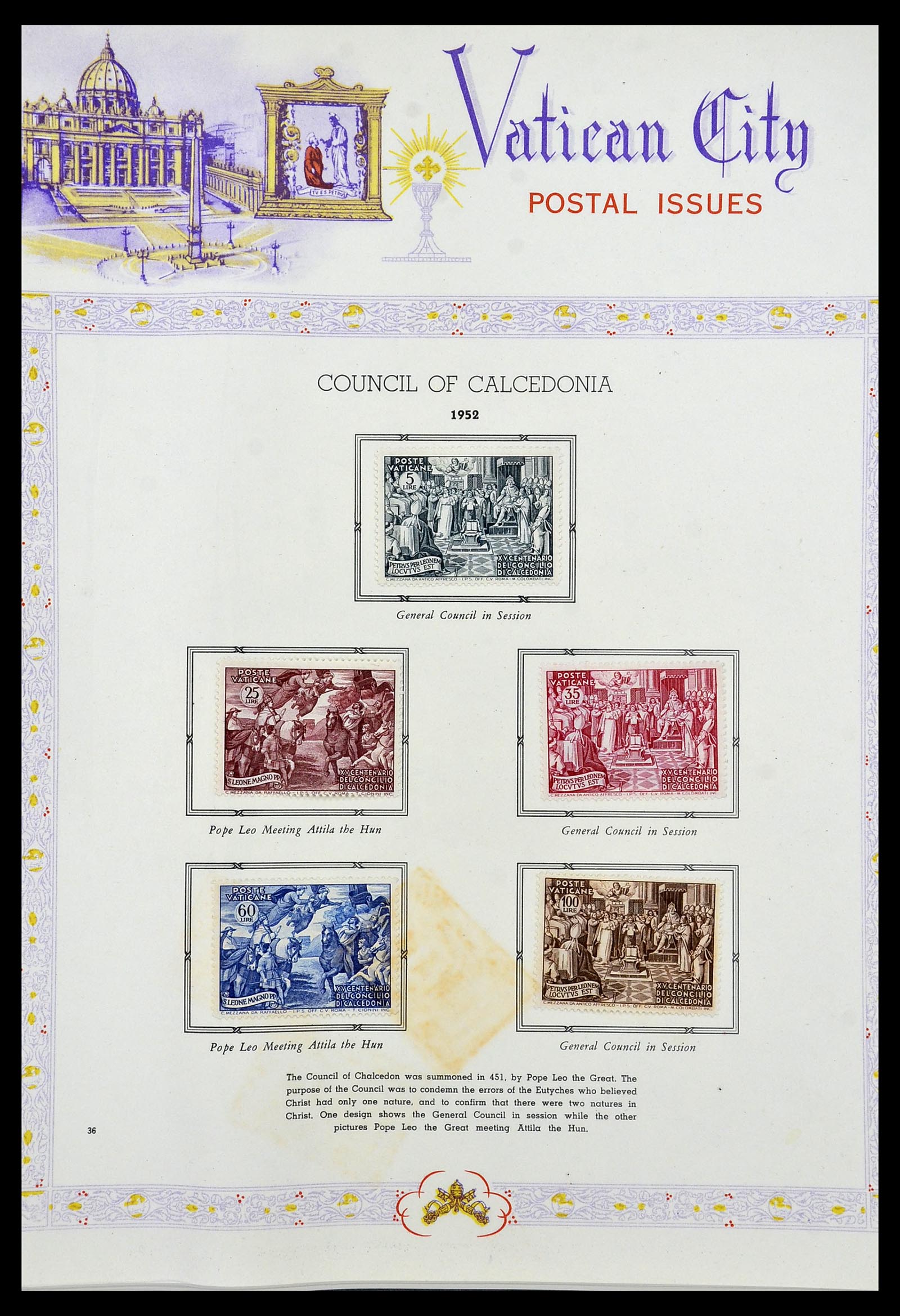 34397 035 - Stamp collection 34397 Vatican 1929-1953.