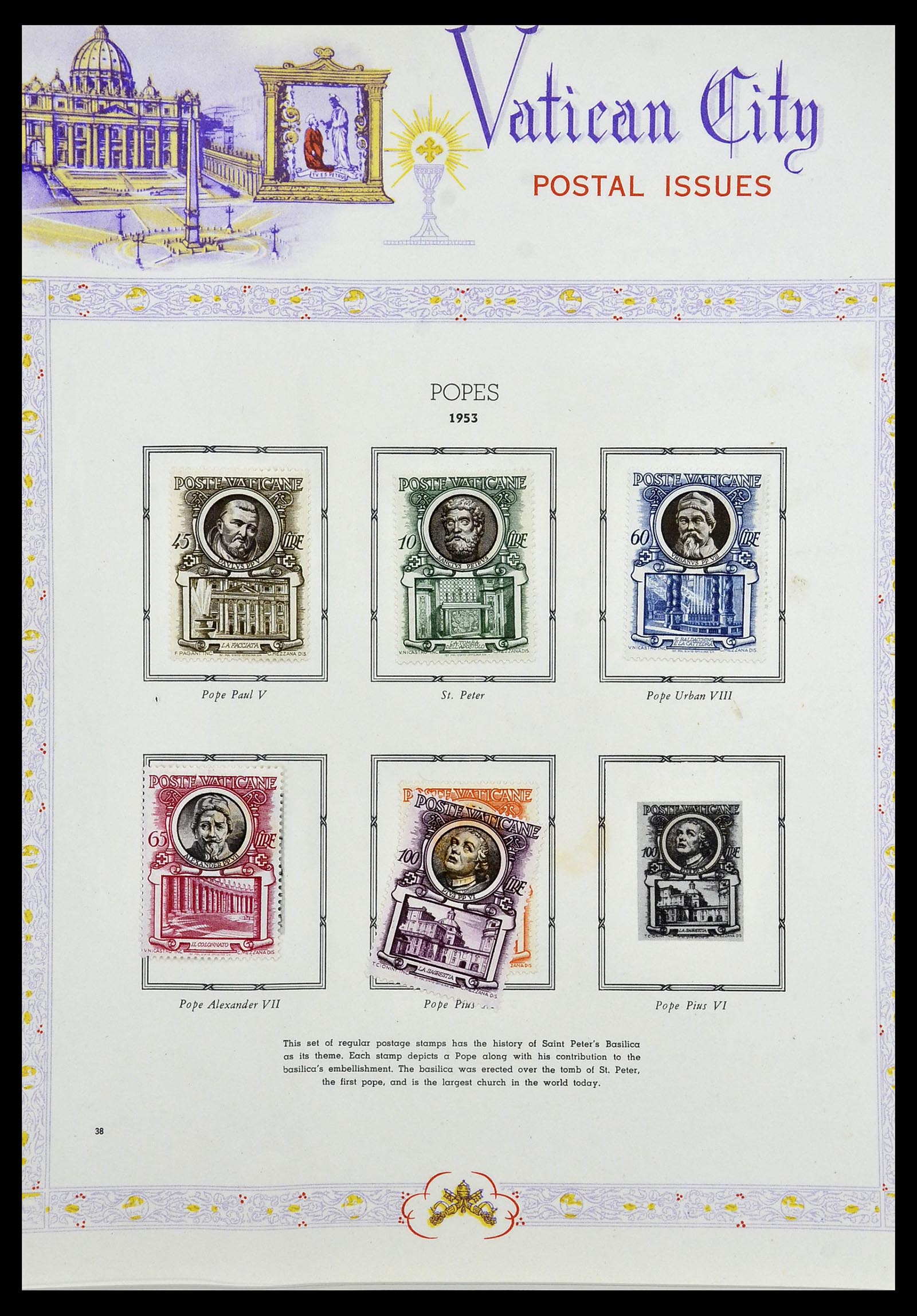 34397 037 - Stamp collection 34397 Vatican 1929-1953.