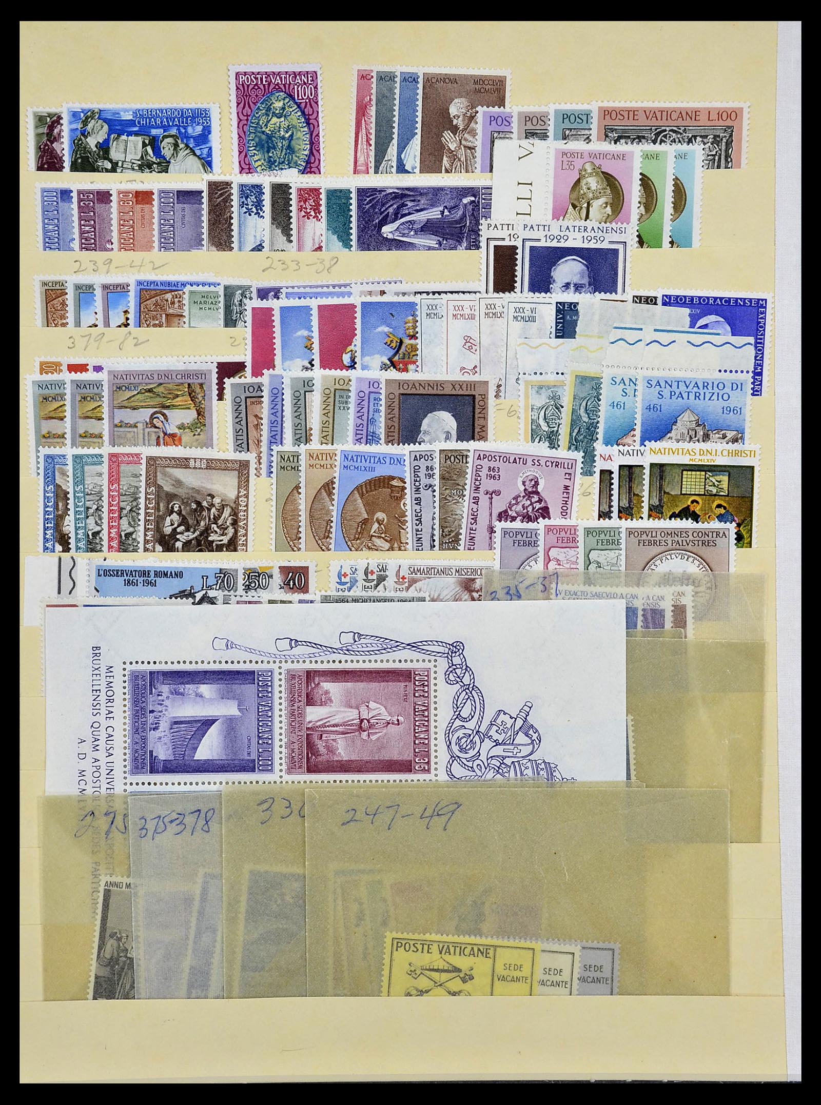 34397 039 - Postzegelverzameling 34397 Vaticaan 1929-1953.