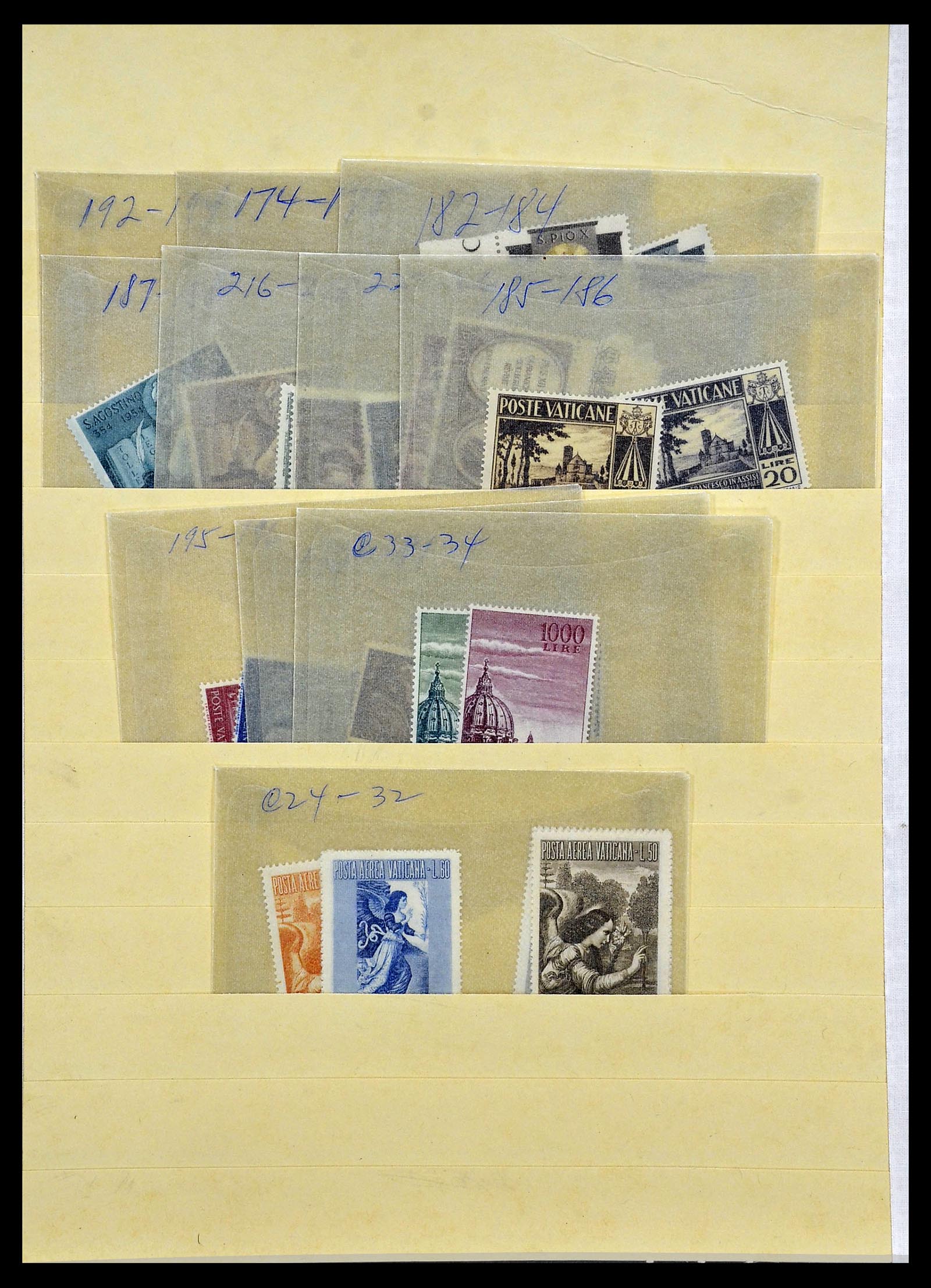 34397 040 - Postzegelverzameling 34397 Vaticaan 1929-1953.