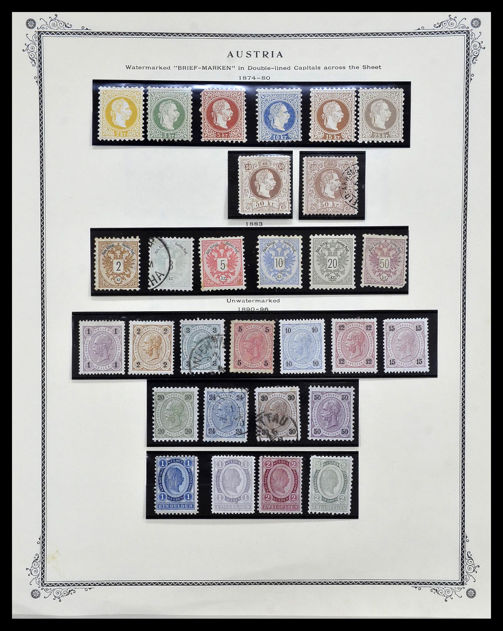 34398 002 - Postzegelverzameling 34398 Oostenrijk 1850-1975.