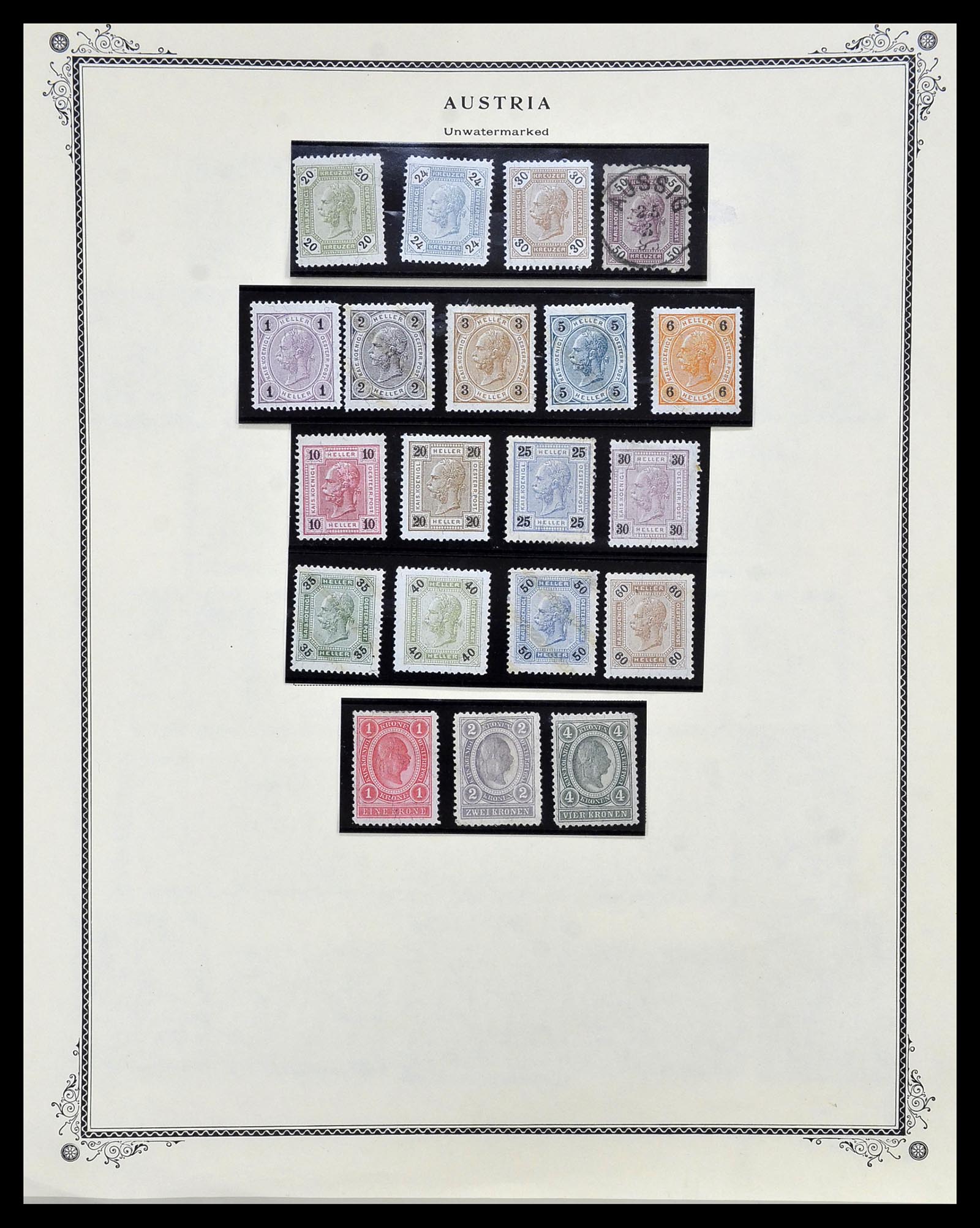 34398 003 - Postzegelverzameling 34398 Oostenrijk 1850-1975.