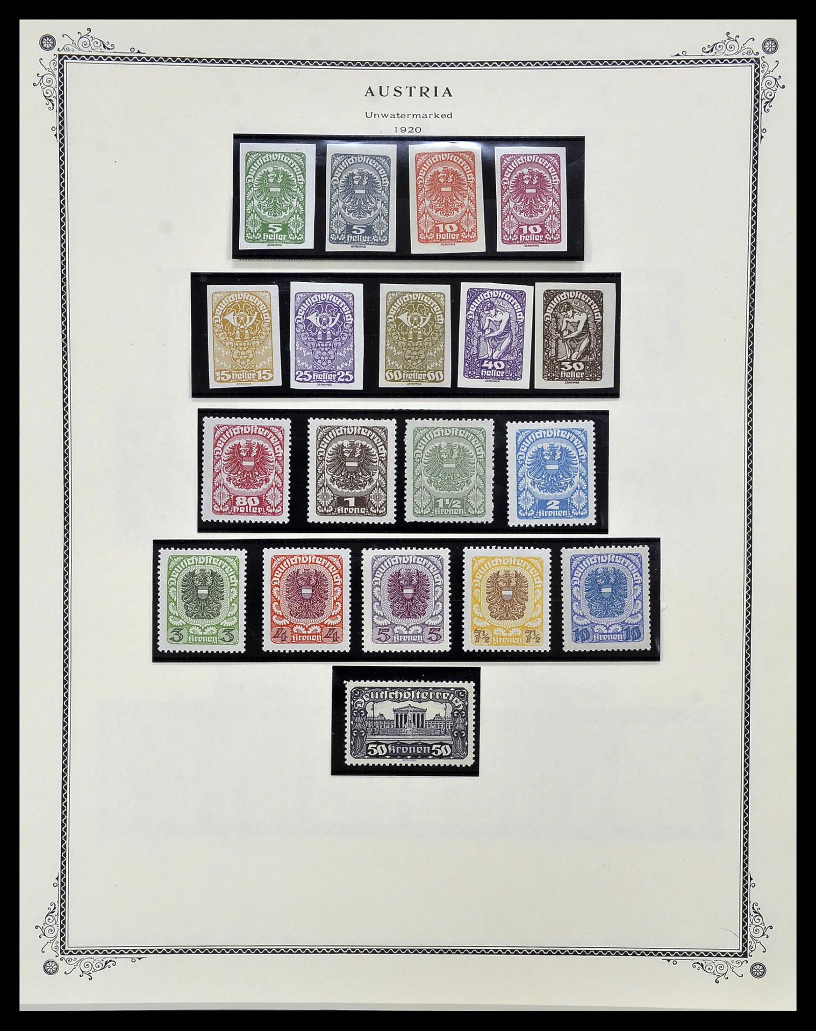 34398 009 - Postzegelverzameling 34398 Oostenrijk 1850-1975.