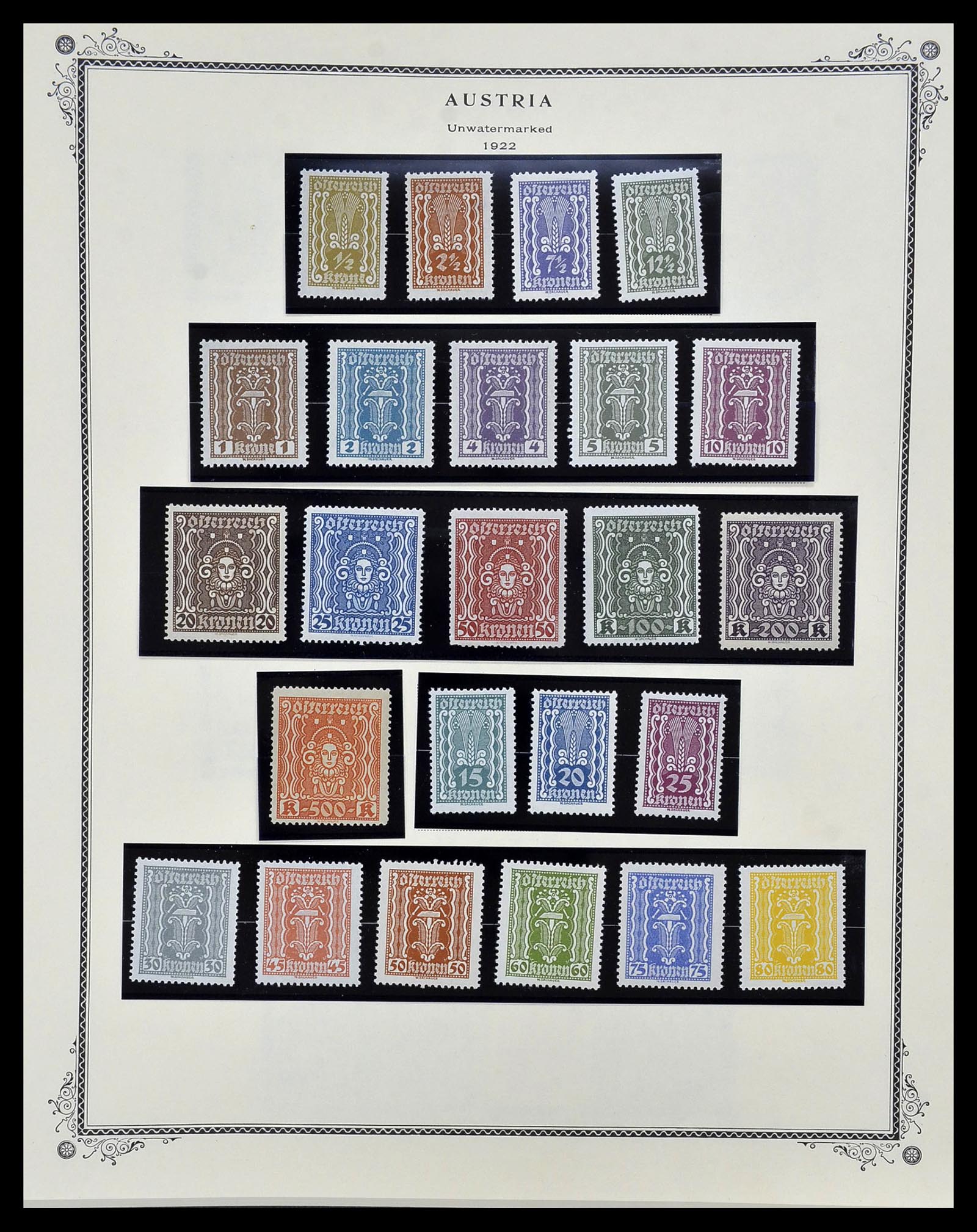 34398 010 - Postzegelverzameling 34398 Oostenrijk 1850-1975.