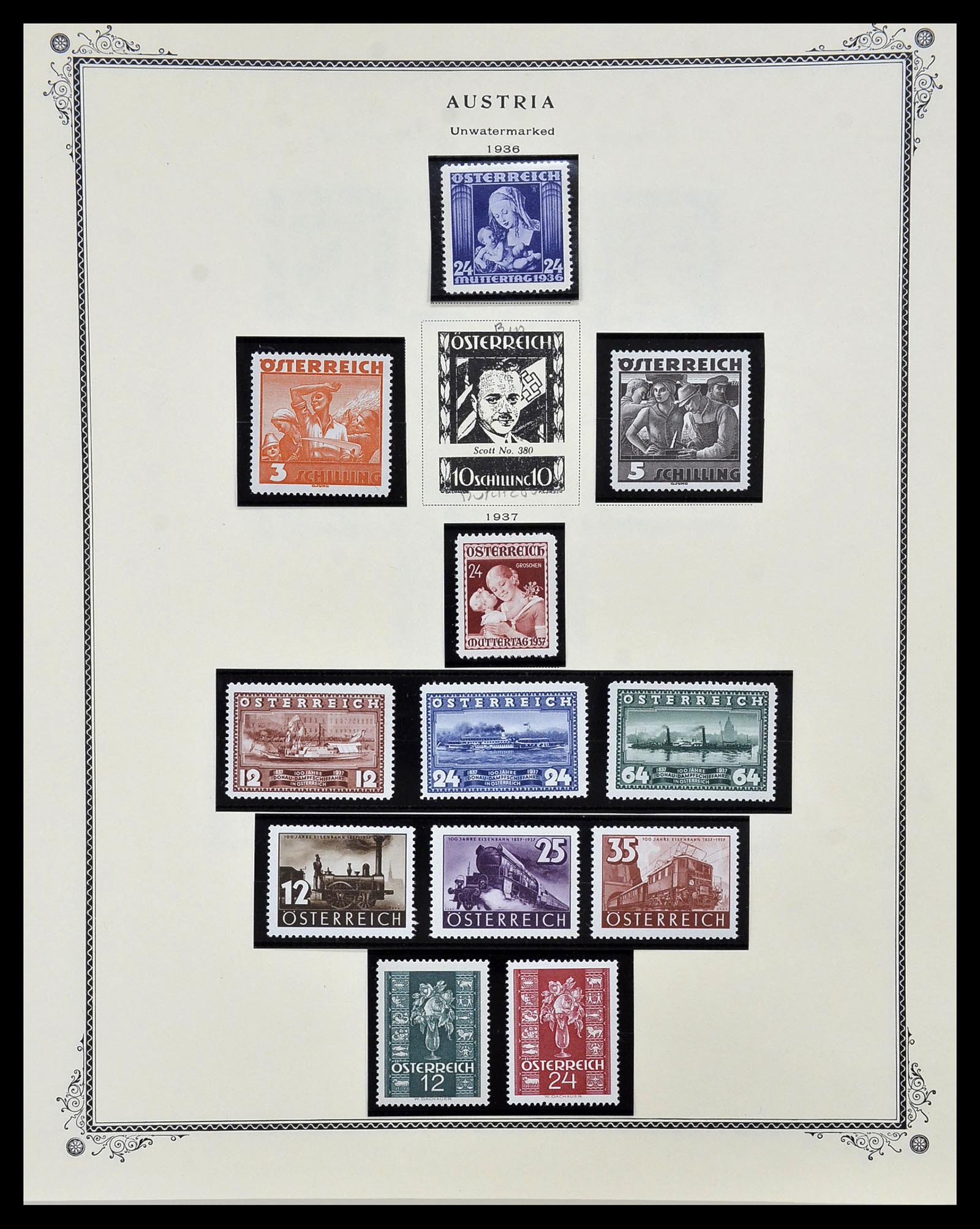 34398 015 - Postzegelverzameling 34398 Oostenrijk 1850-1975.