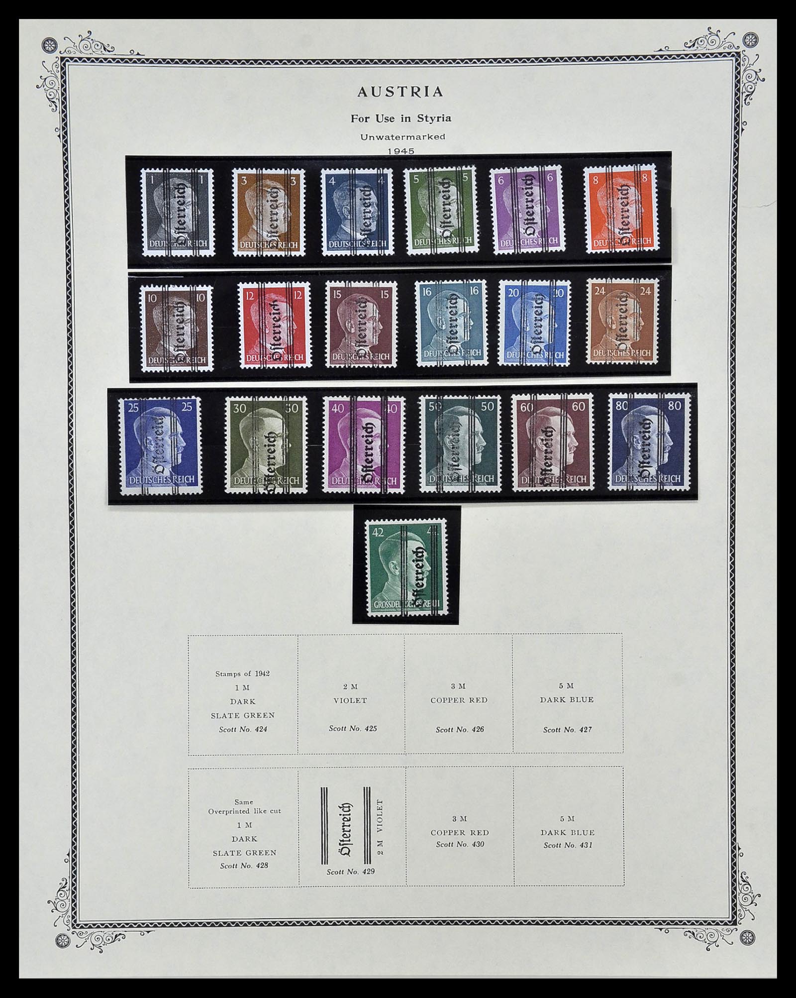 34398 017 - Postzegelverzameling 34398 Oostenrijk 1850-1975.