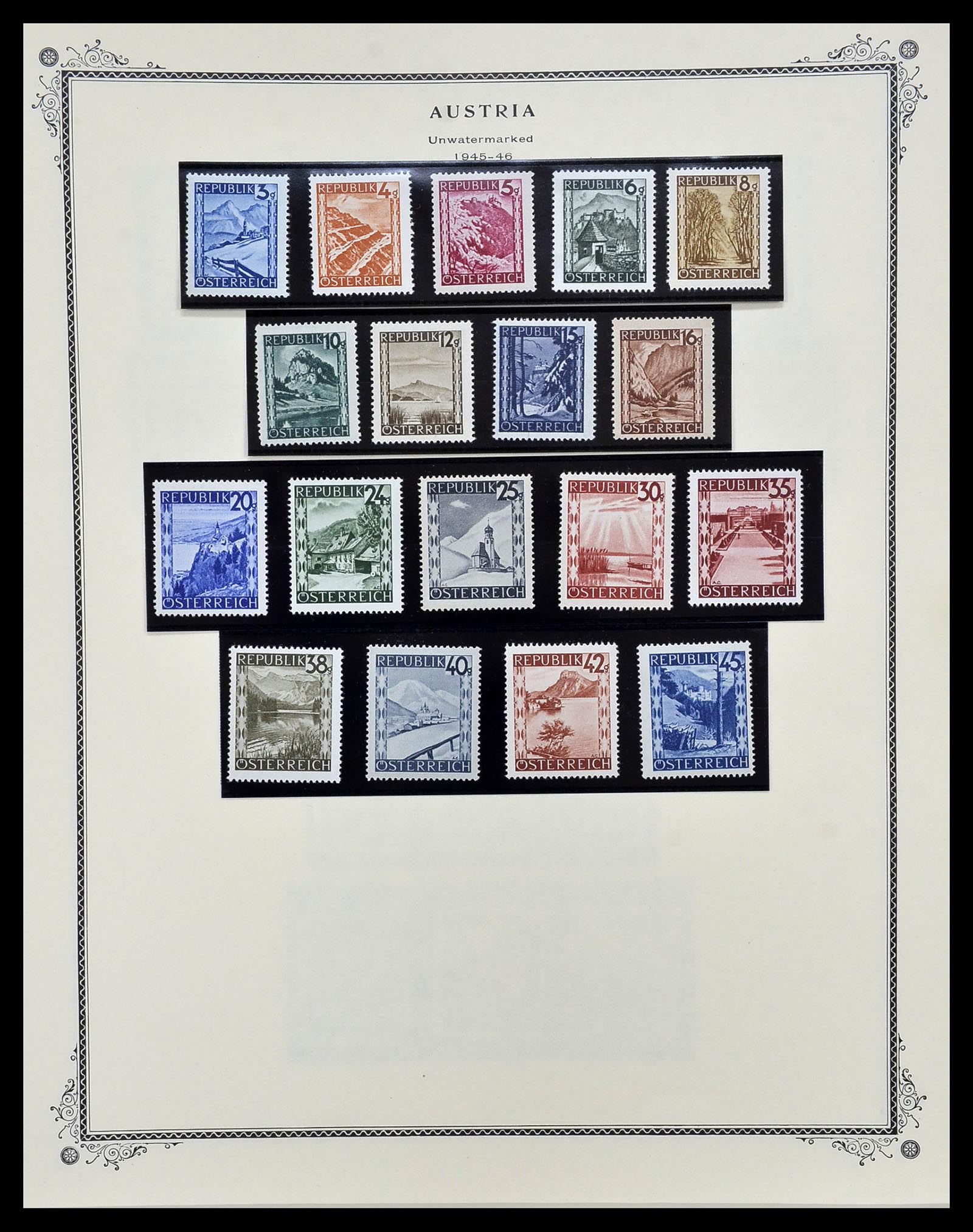 34398 019 - Postzegelverzameling 34398 Oostenrijk 1850-1975.