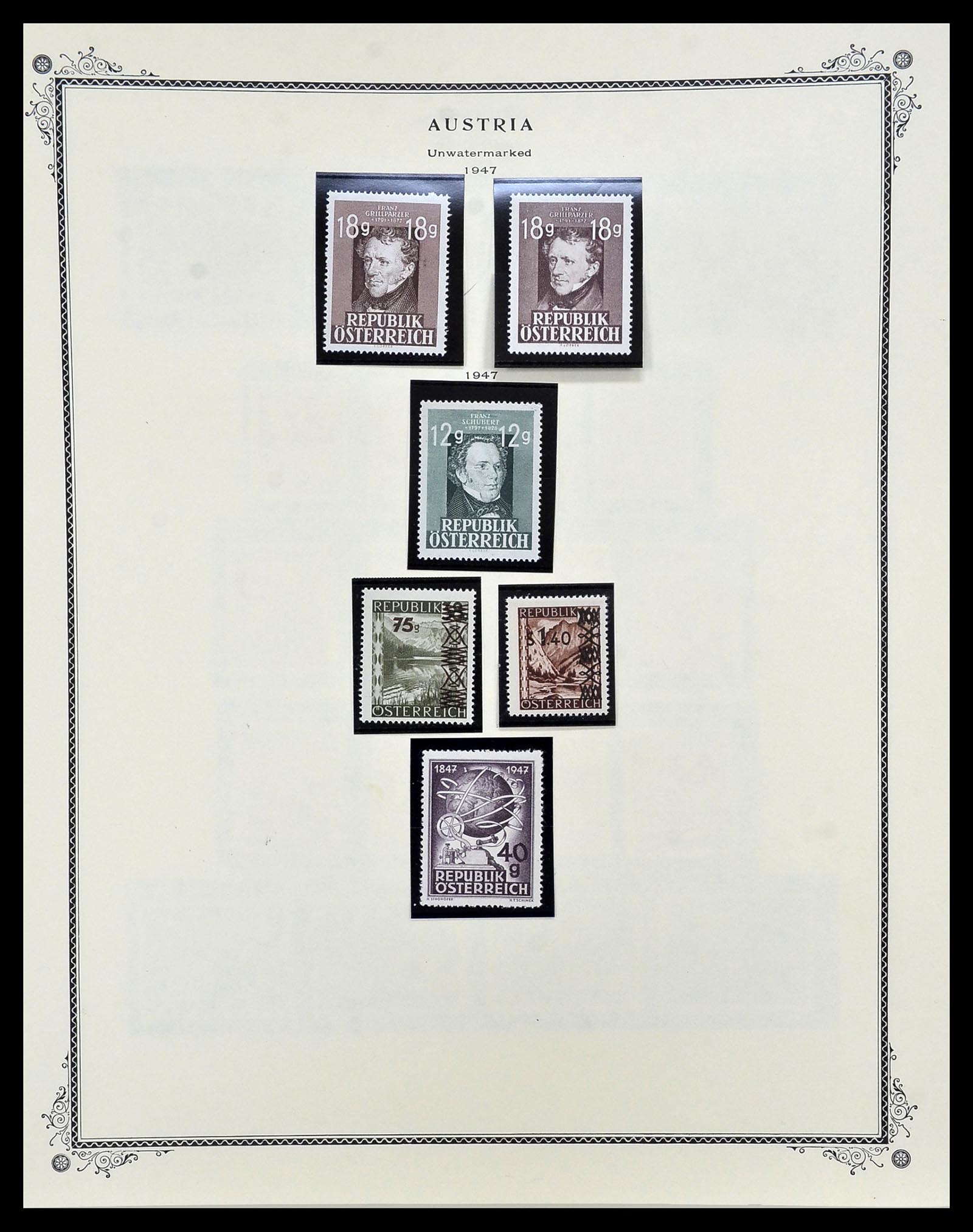 34398 021 - Stamp collection 34398 Austria 1850-1975.