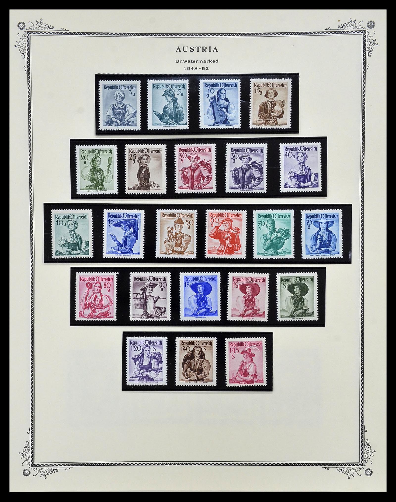 34398 023 - Postzegelverzameling 34398 Oostenrijk 1850-1975.