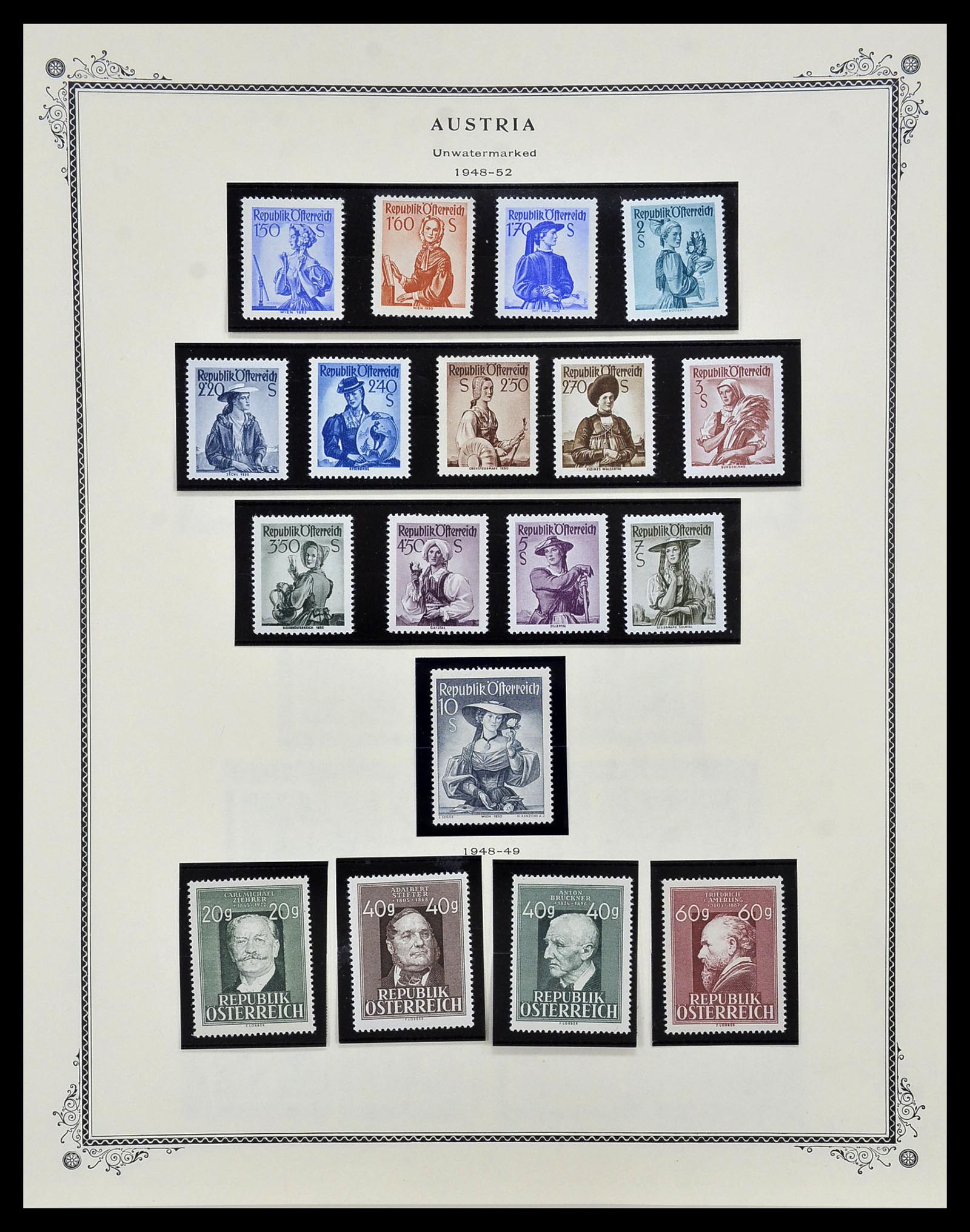 34398 024 - Postzegelverzameling 34398 Oostenrijk 1850-1975.