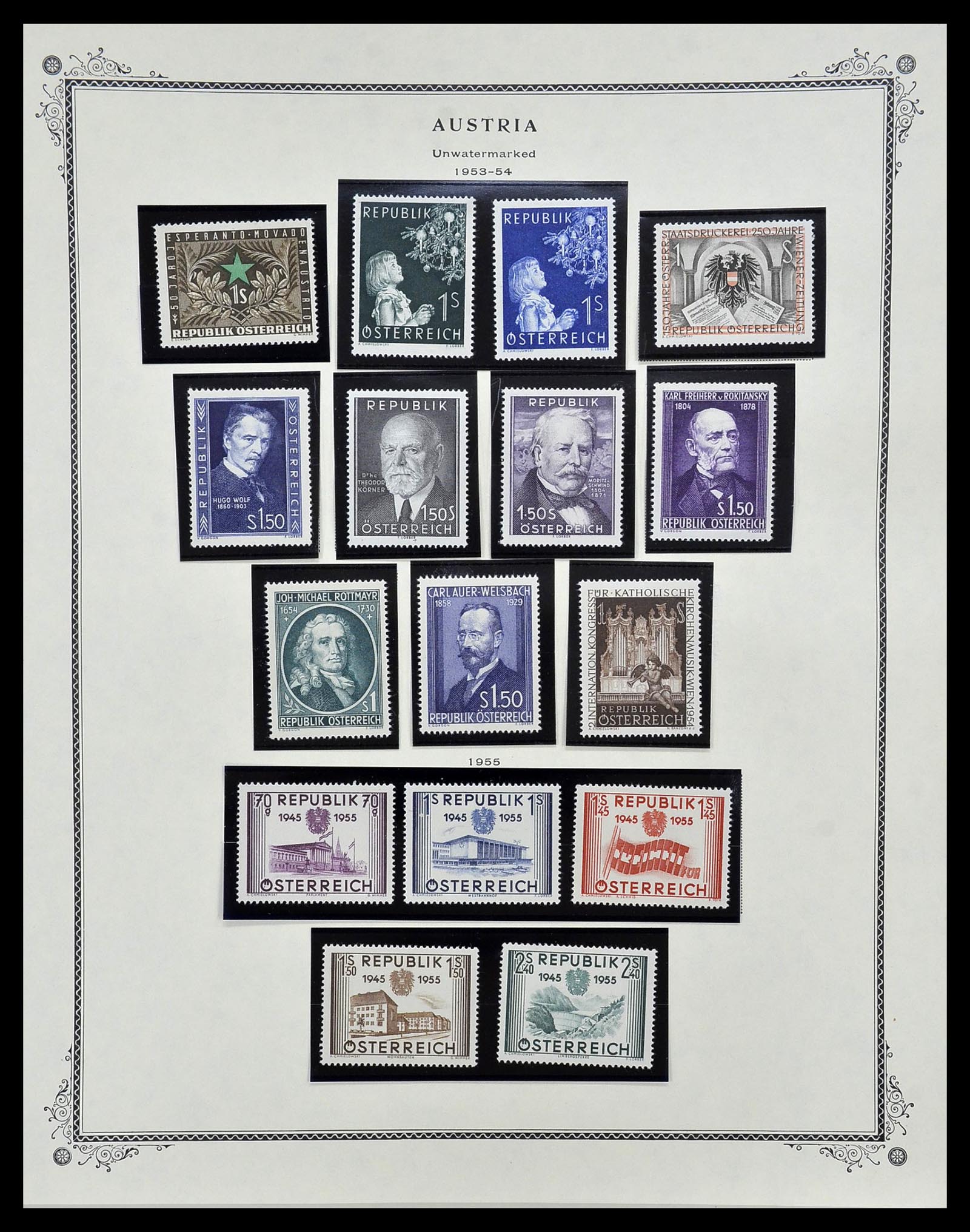 34398 027 - Postzegelverzameling 34398 Oostenrijk 1850-1975.