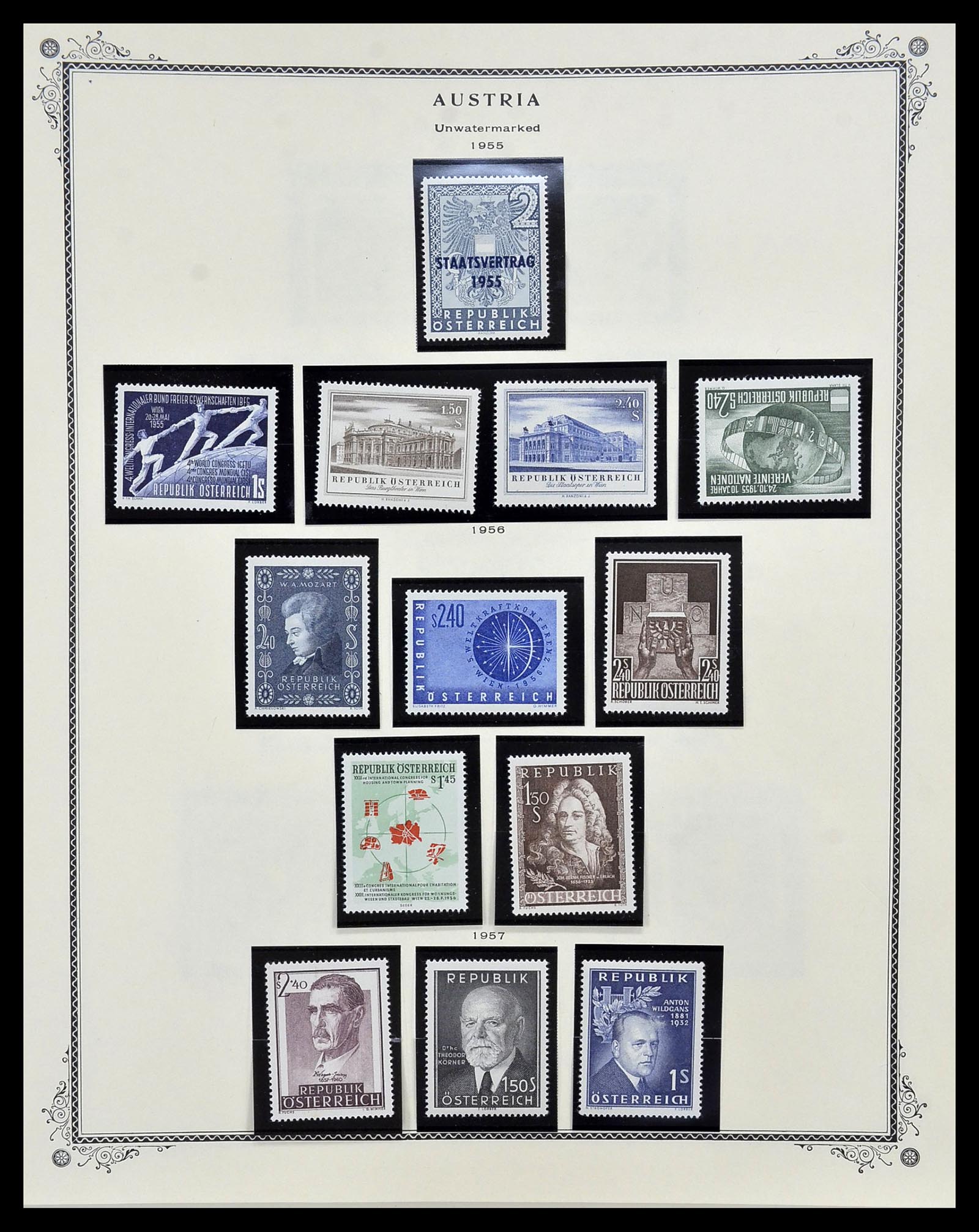 34398 028 - Postzegelverzameling 34398 Oostenrijk 1850-1975.