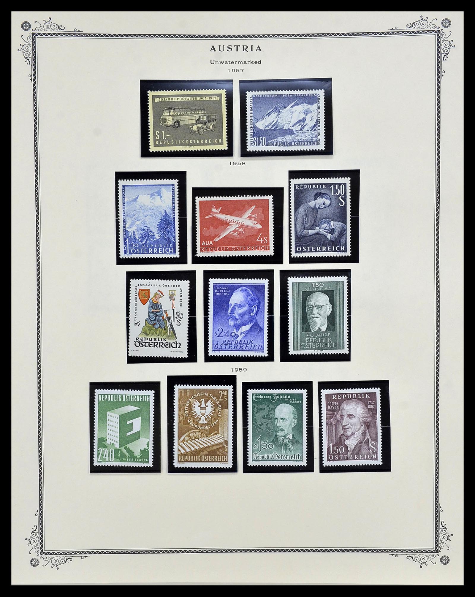 34398 029 - Postzegelverzameling 34398 Oostenrijk 1850-1975.