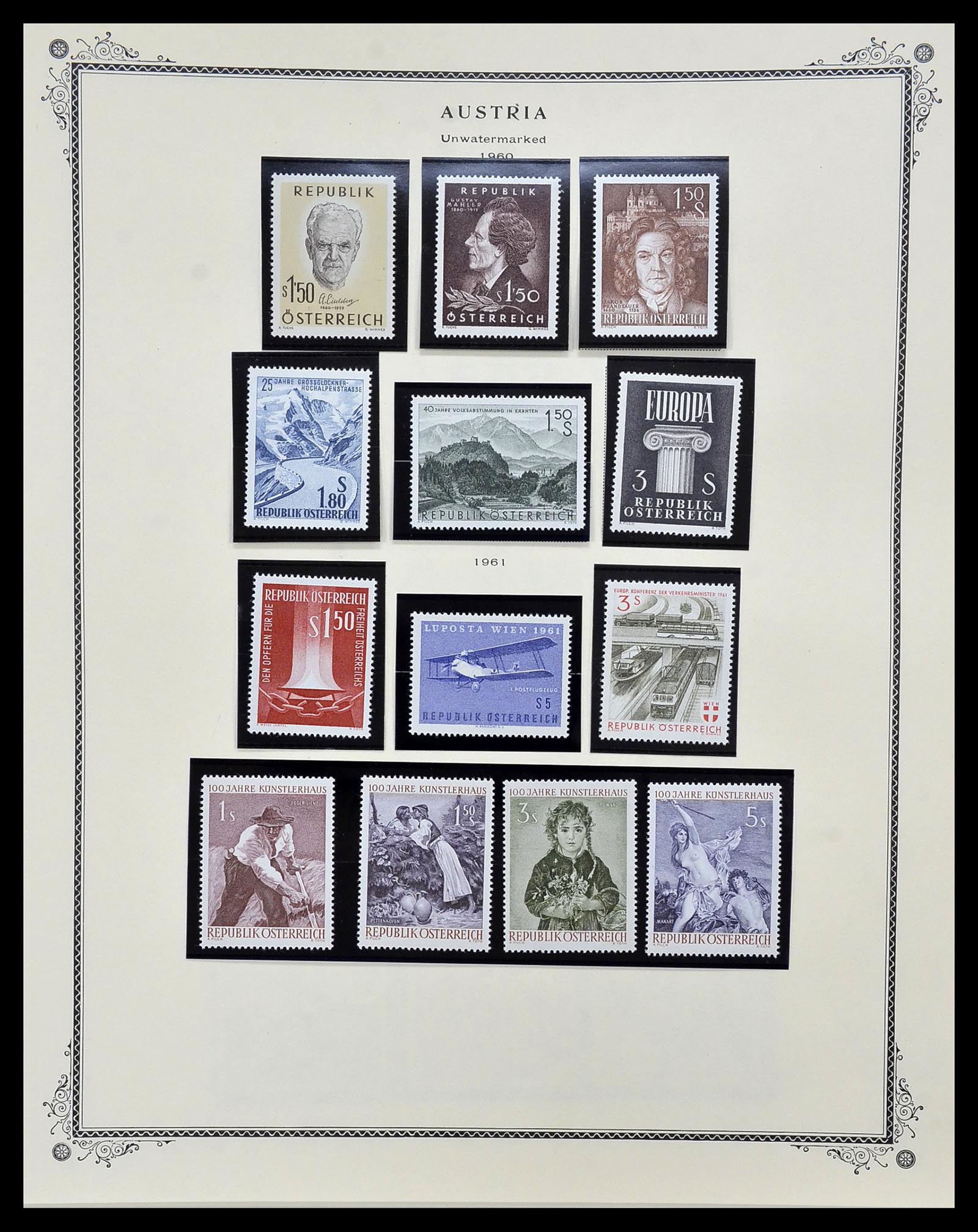 34398 032 - Postzegelverzameling 34398 Oostenrijk 1850-1975.