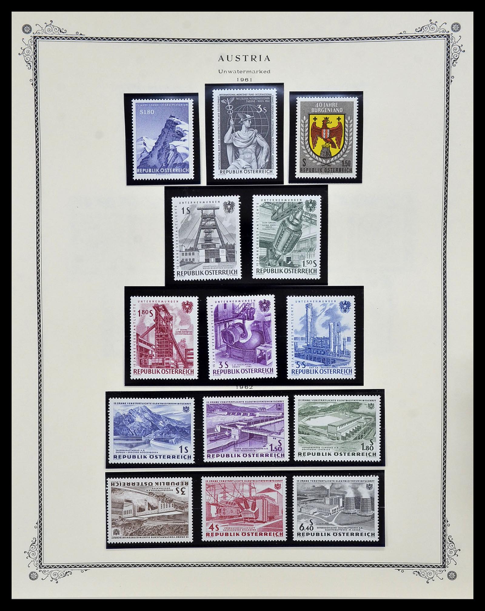 34398 033 - Postzegelverzameling 34398 Oostenrijk 1850-1975.