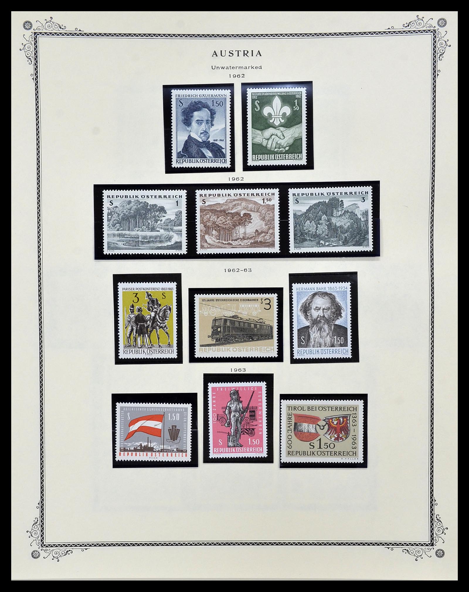 34398 035 - Postzegelverzameling 34398 Oostenrijk 1850-1975.