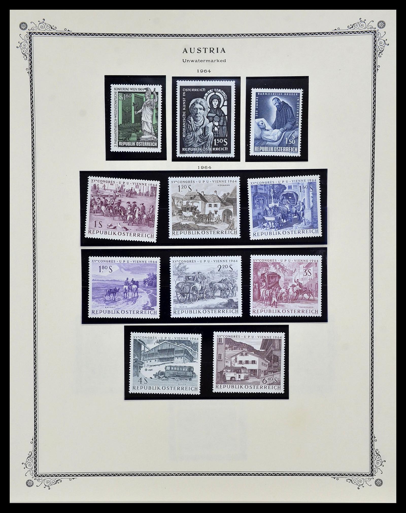 34398 037 - Postzegelverzameling 34398 Oostenrijk 1850-1975.