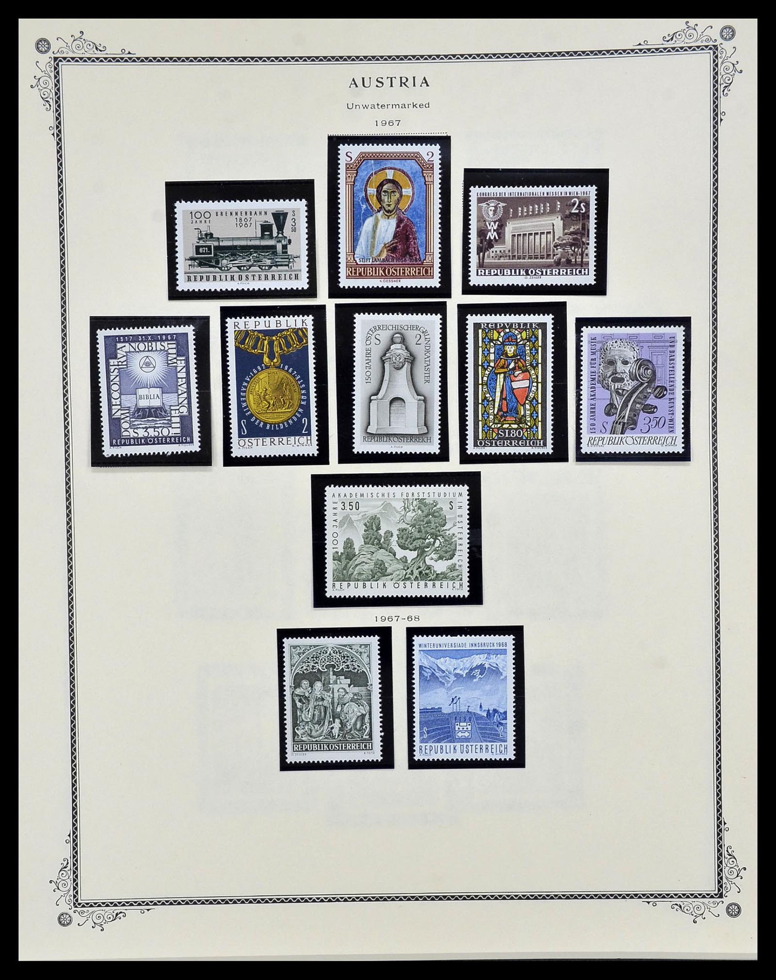 34398 043 - Postzegelverzameling 34398 Oostenrijk 1850-1975.
