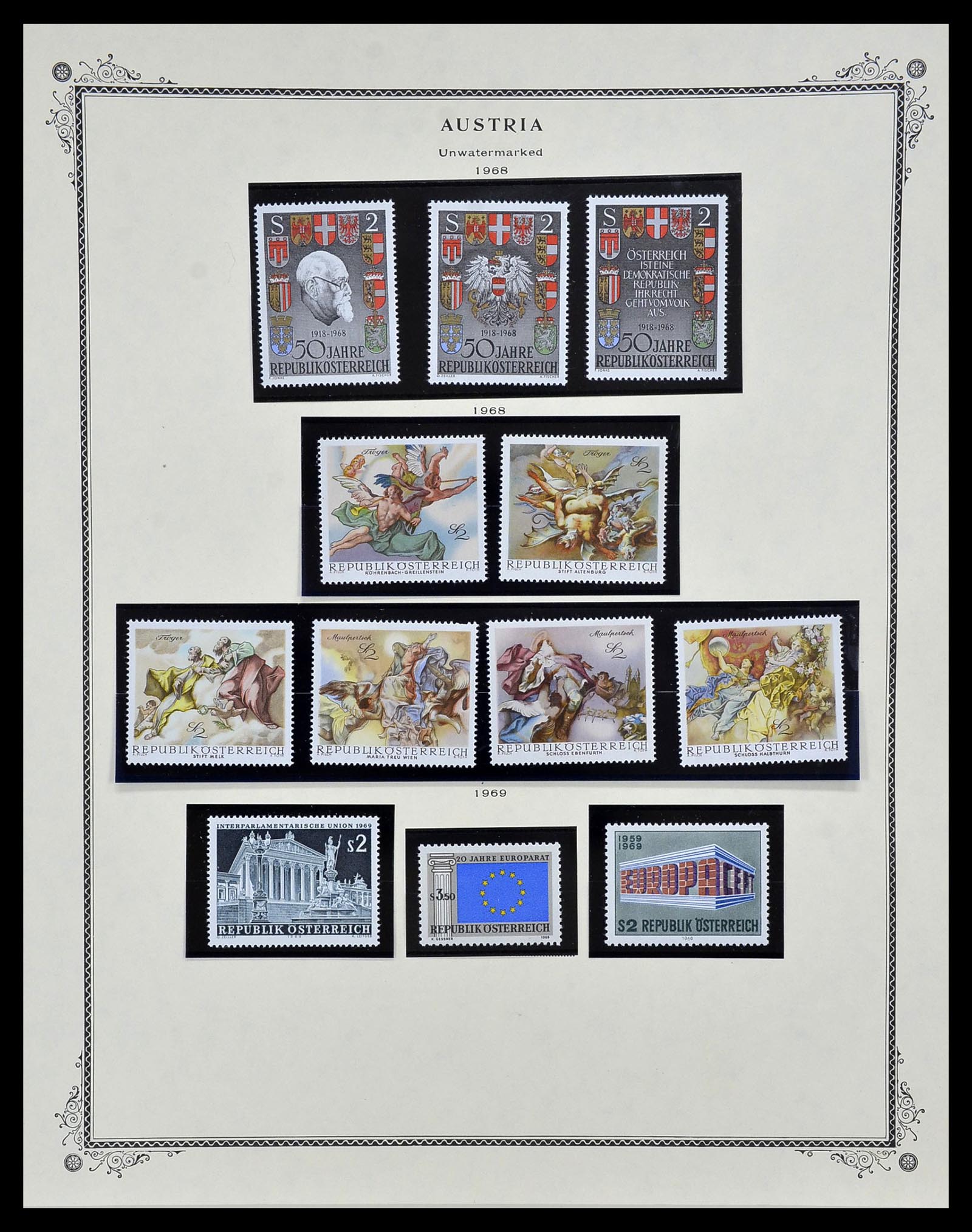 34398 045 - Postzegelverzameling 34398 Oostenrijk 1850-1975.